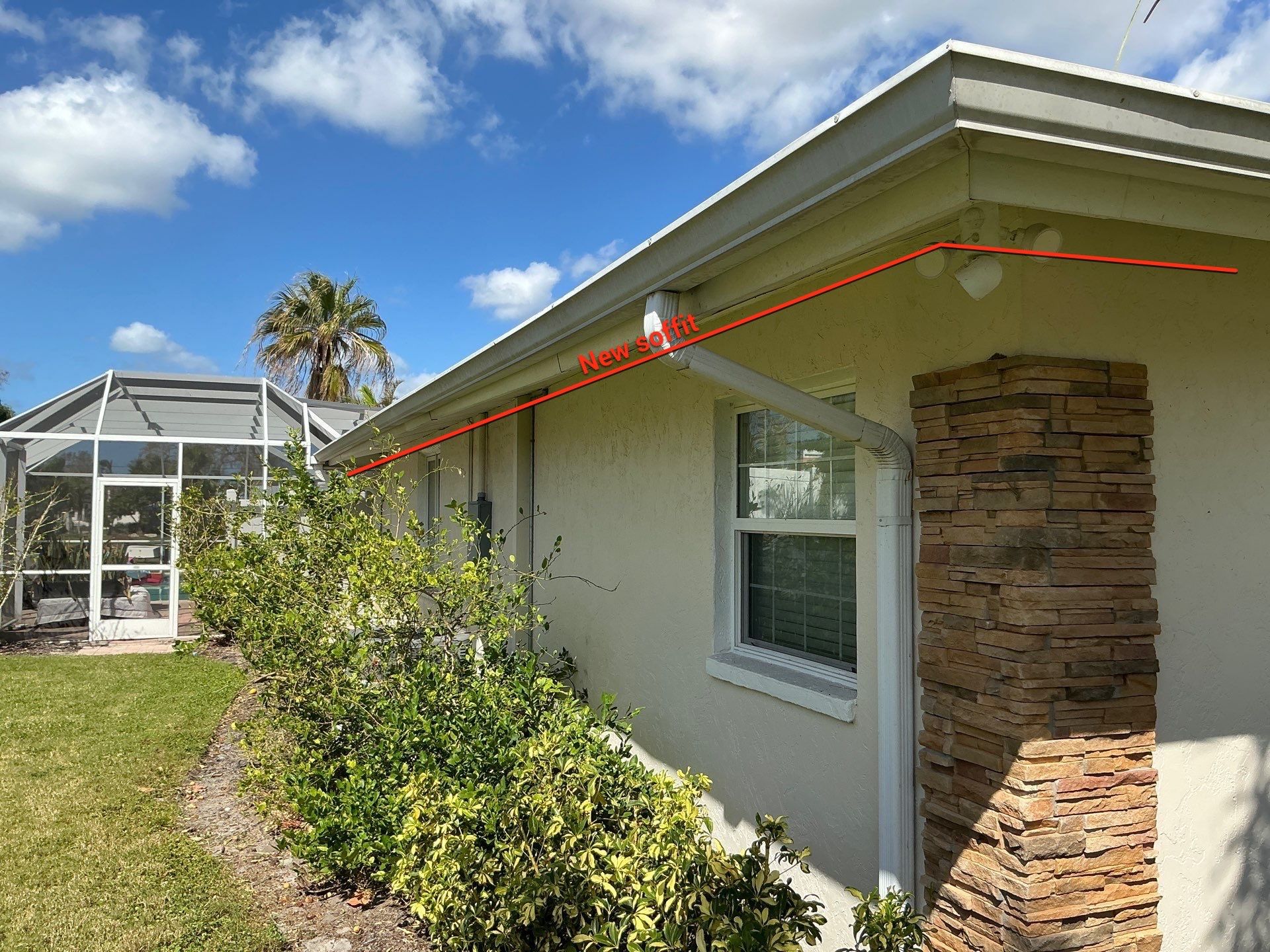 Soffit and Fascia Installation in Sarasota FL by Gutter Professors