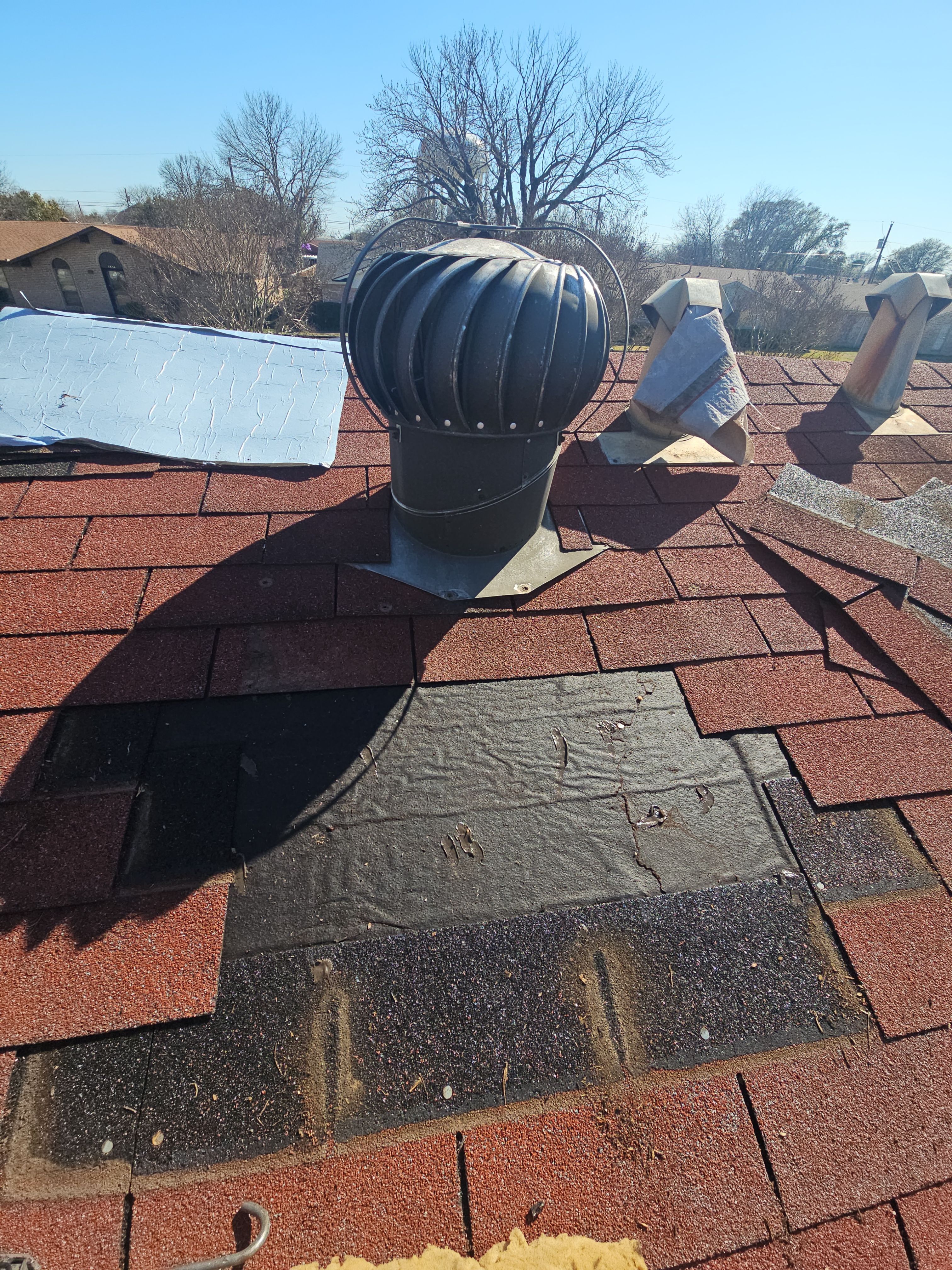 Wind Damage Roof Repair in Garland, TX by road roofing llc