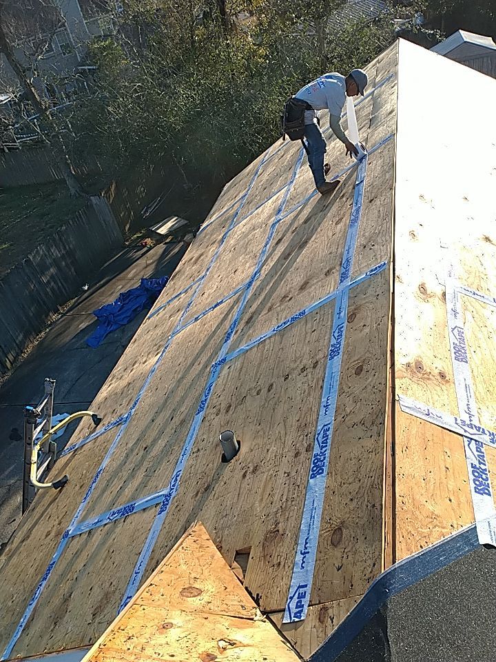Residential Roofing Installation using Roof Replacement by American Roofing & Construction LLC