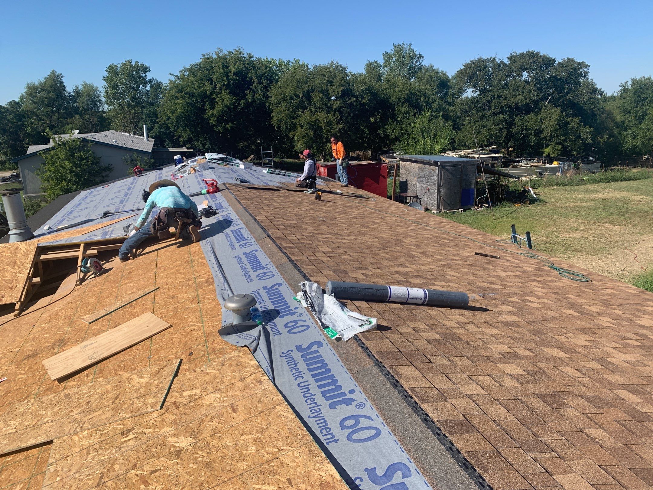 Residential Roofing Installation using ATLAS Pinnacle Pristine Shingles by Harvey Roofing & Construction