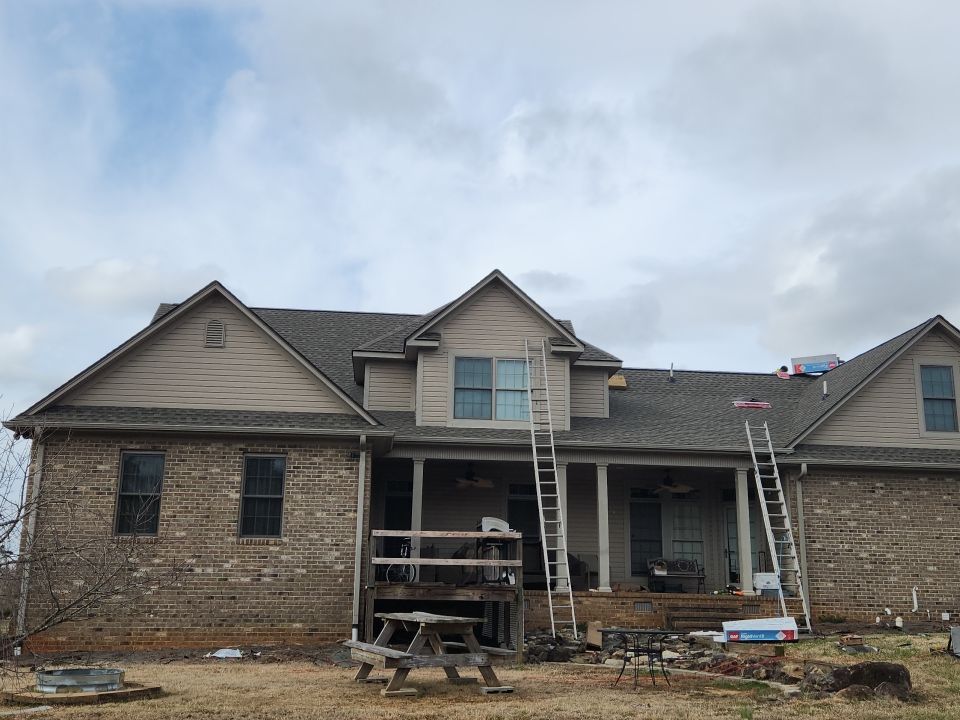 GAF Weathered Wood and Custom Copper by Just In Time Roofing and Restoration