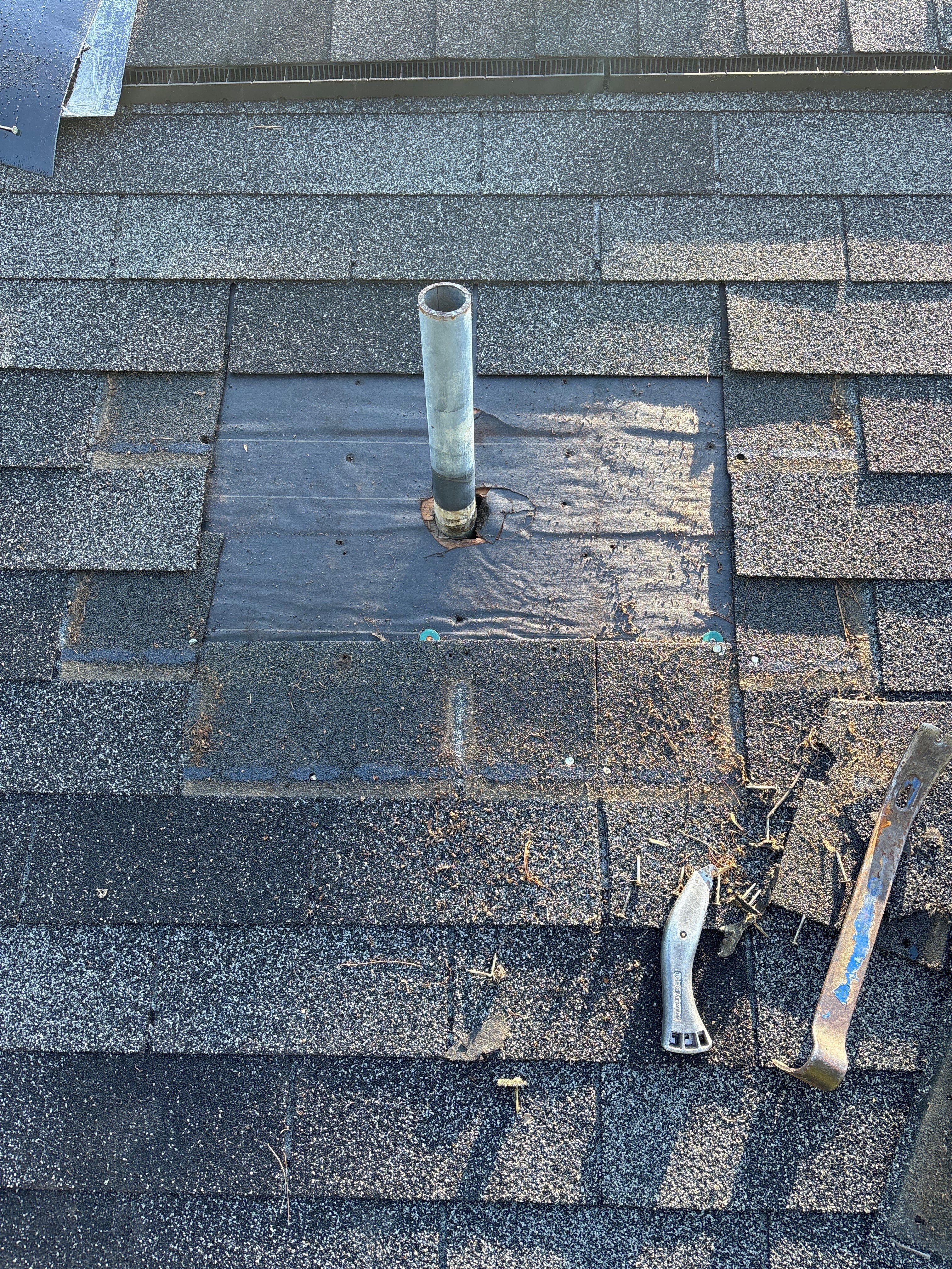 Nail pop by Deerfield Roofing LLC