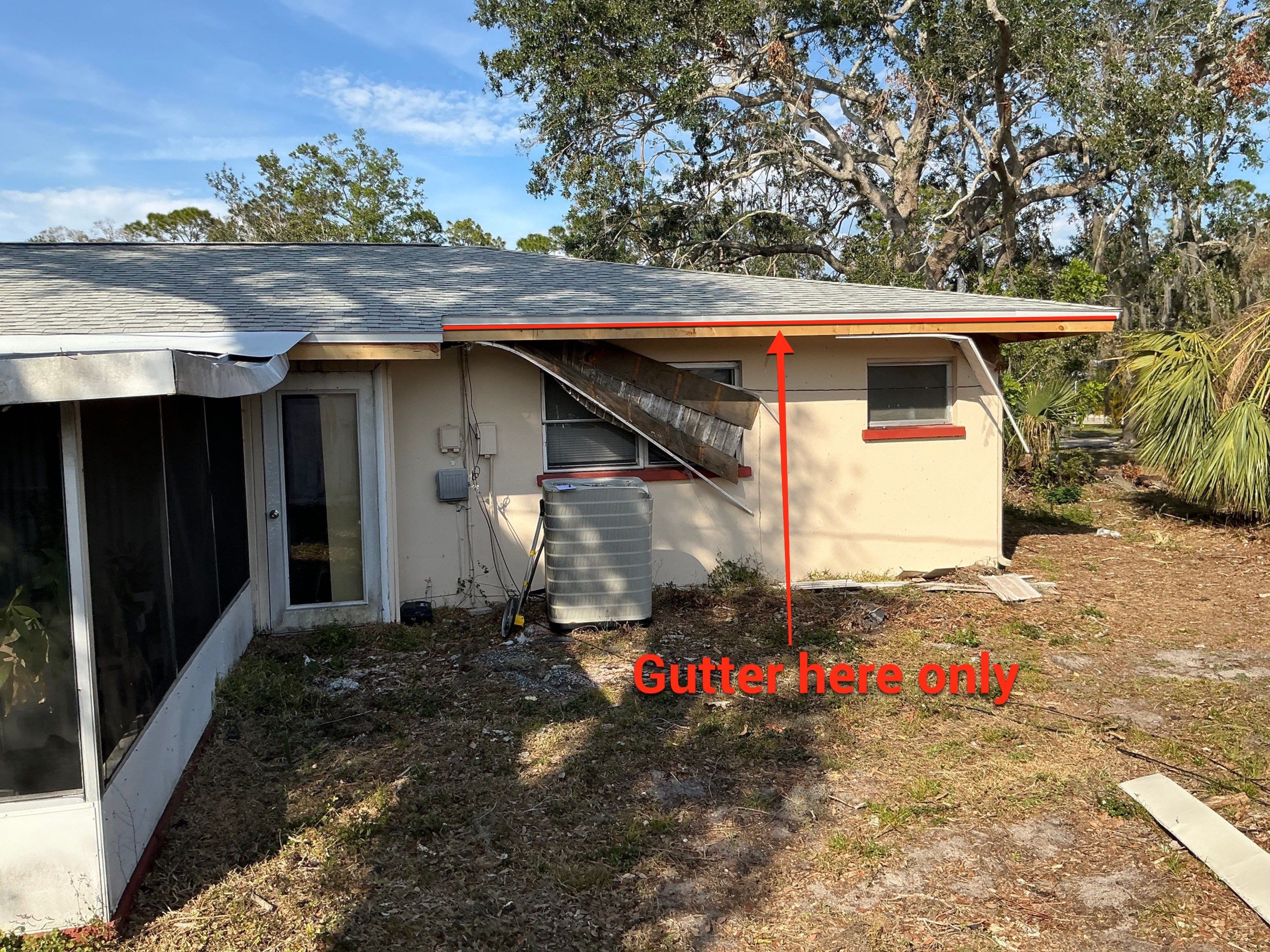 White Soffit and Fascia Upgrade in Sarasota FL by Gutter Professors