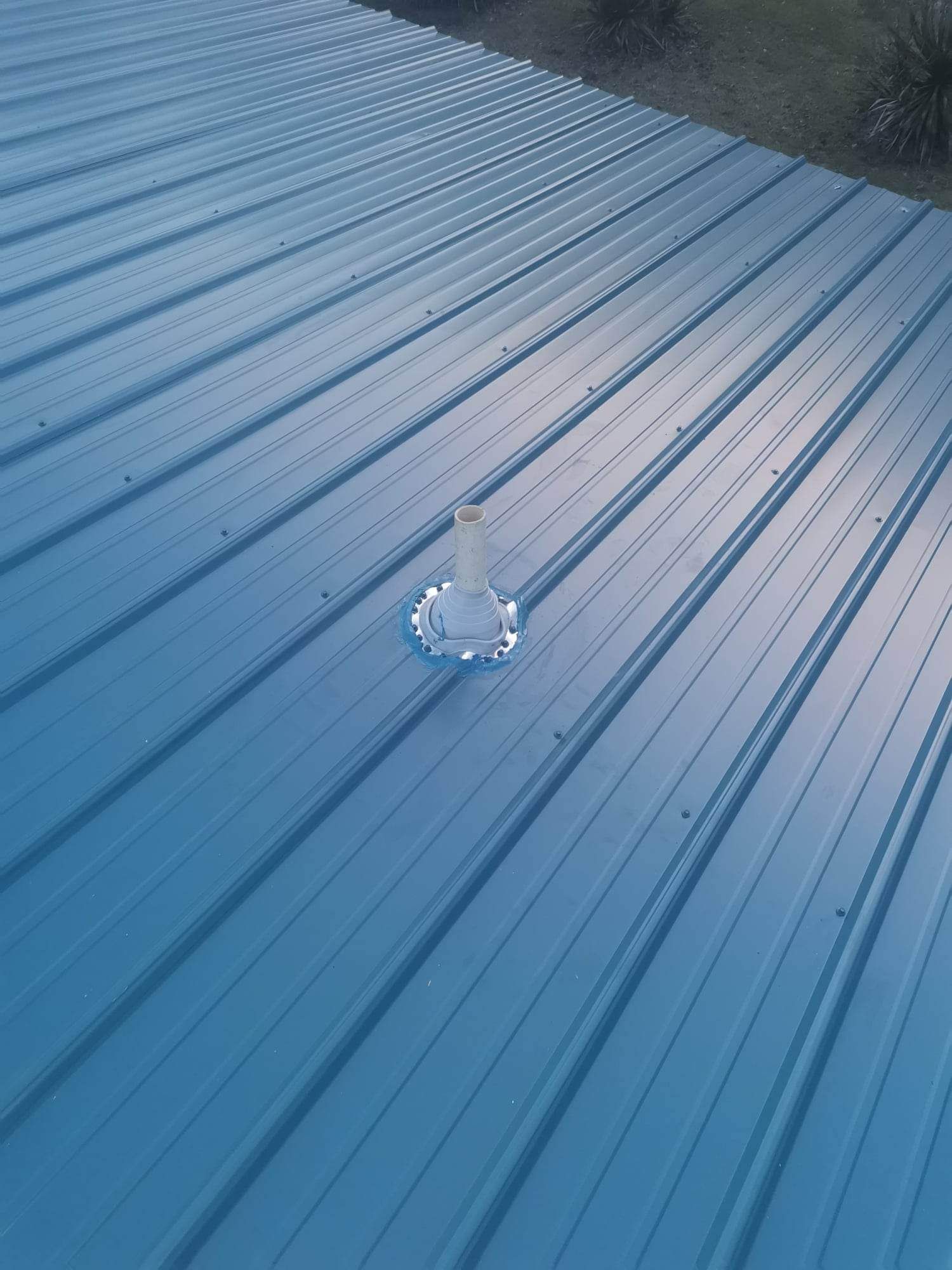 Residential Roofing Installation using 29 gauge metal by Hostetler Roofing