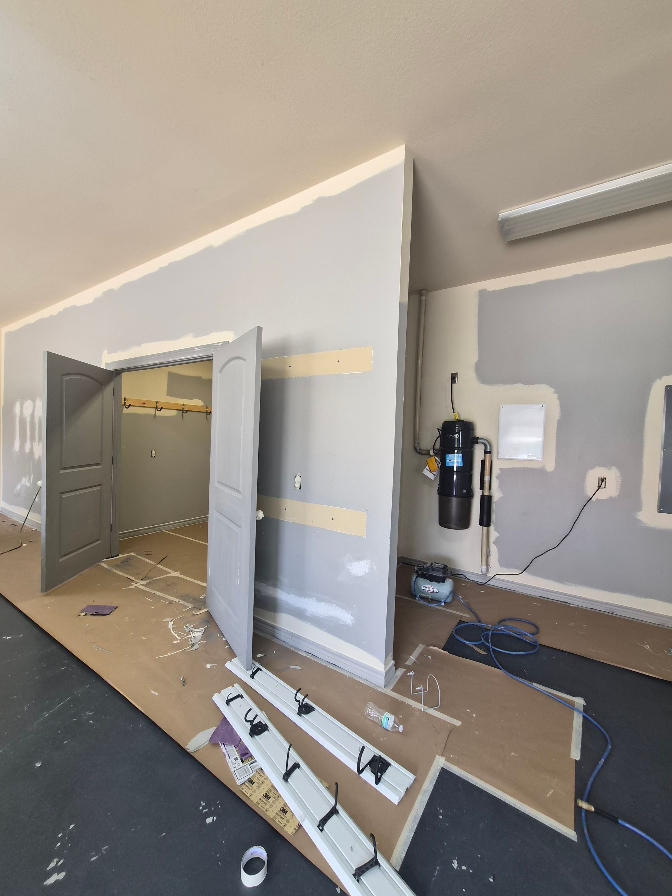 Detail Work in Garage & Utility Room, Tyler TX by Quality Coats Painting