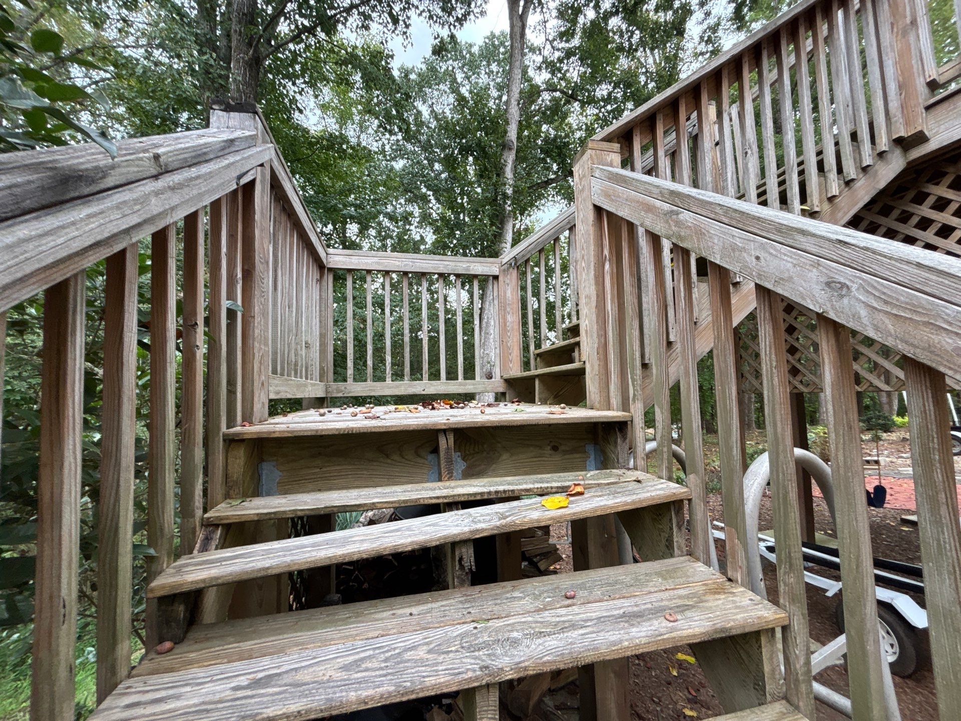 Buford, GA Deck Resurface and Extension using Pressure Treated Pine  by Nelson Exteriors 
