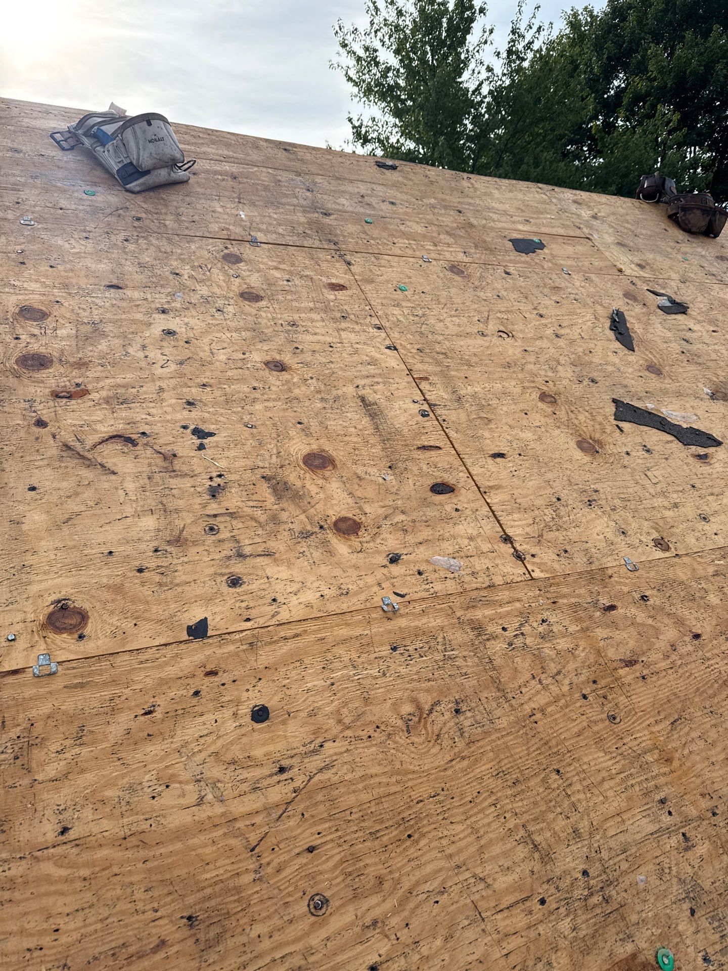 Residential Roofing Installation using GAF TImberline HDZ Hickory by Rainstoppers Roofing