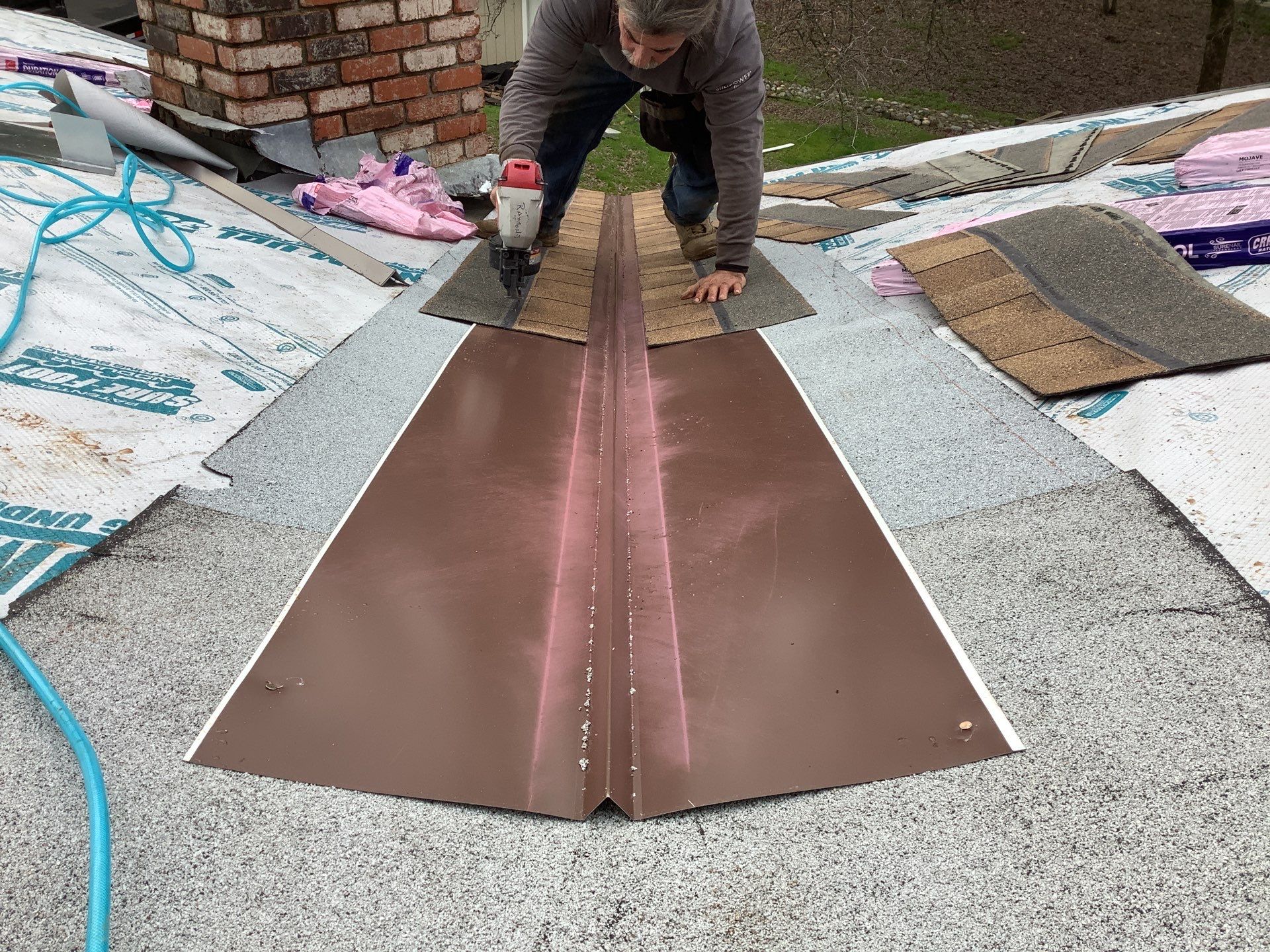 Residential Roofing Installation using Owens Corning Roofing Shingles by Byers Enterprises 