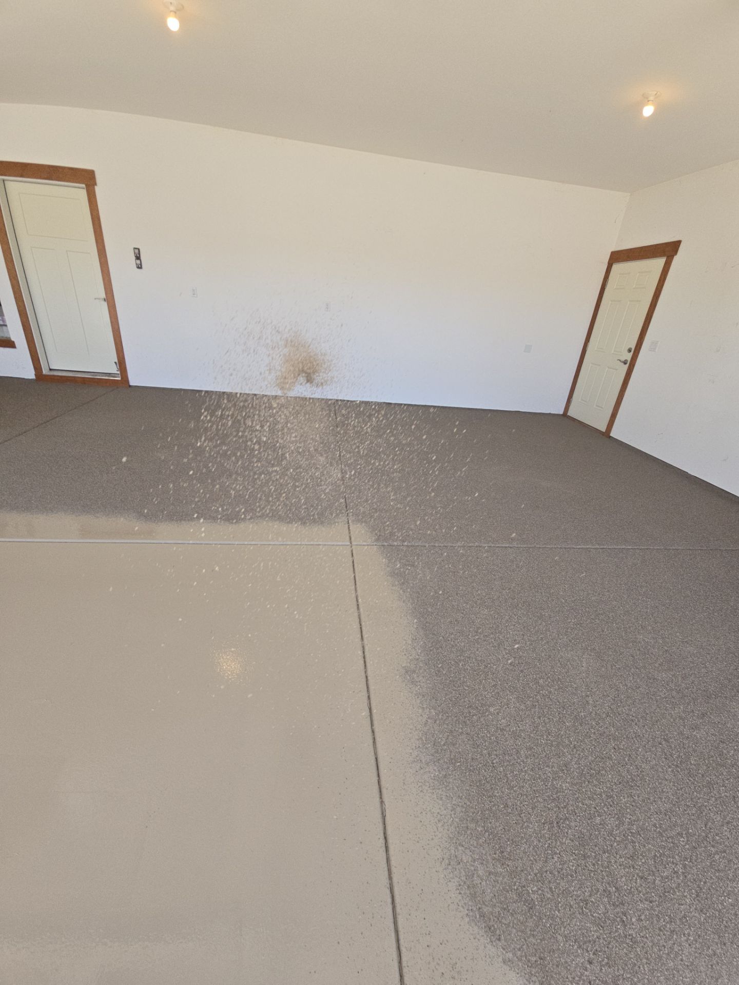 Flint Polyurea Garage Floor Coating Installation in Hayden by Croc Coatings, LLC