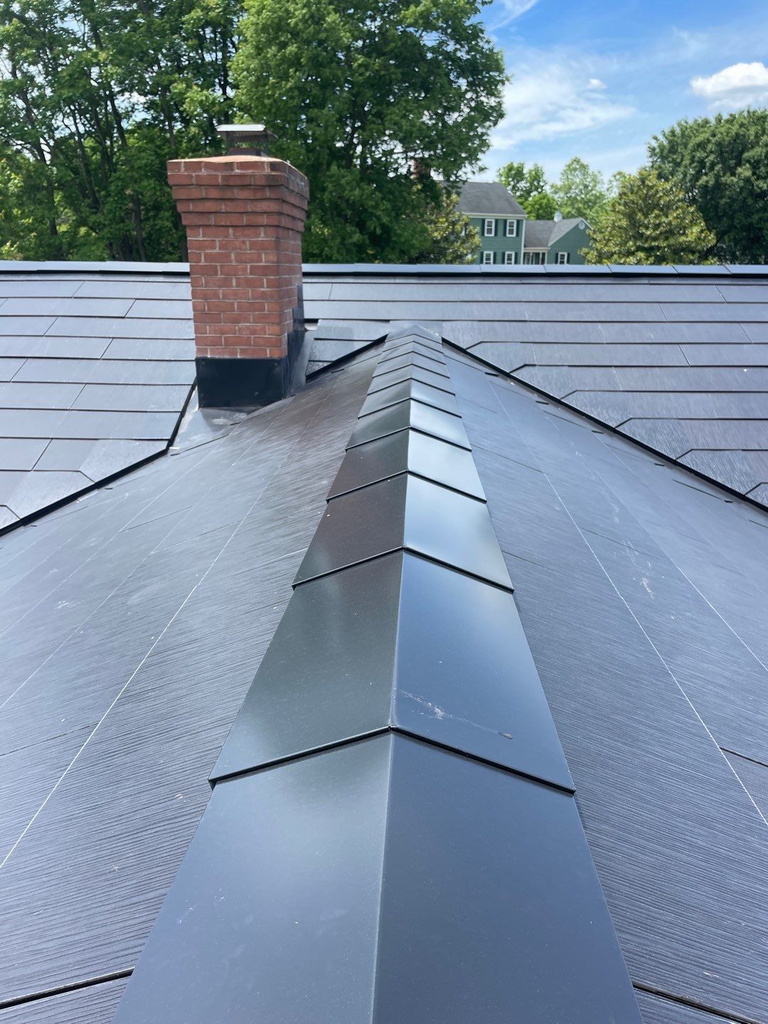 Tesla Solar Roof Installation by American Home Contractors