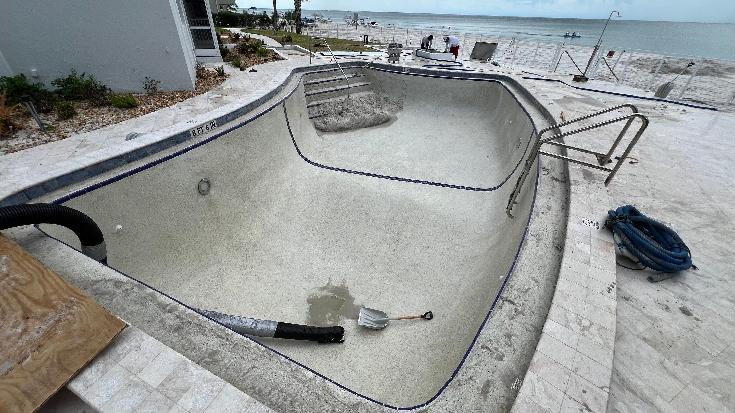 Naples Condo Pool Cleanout by APS Power & Water