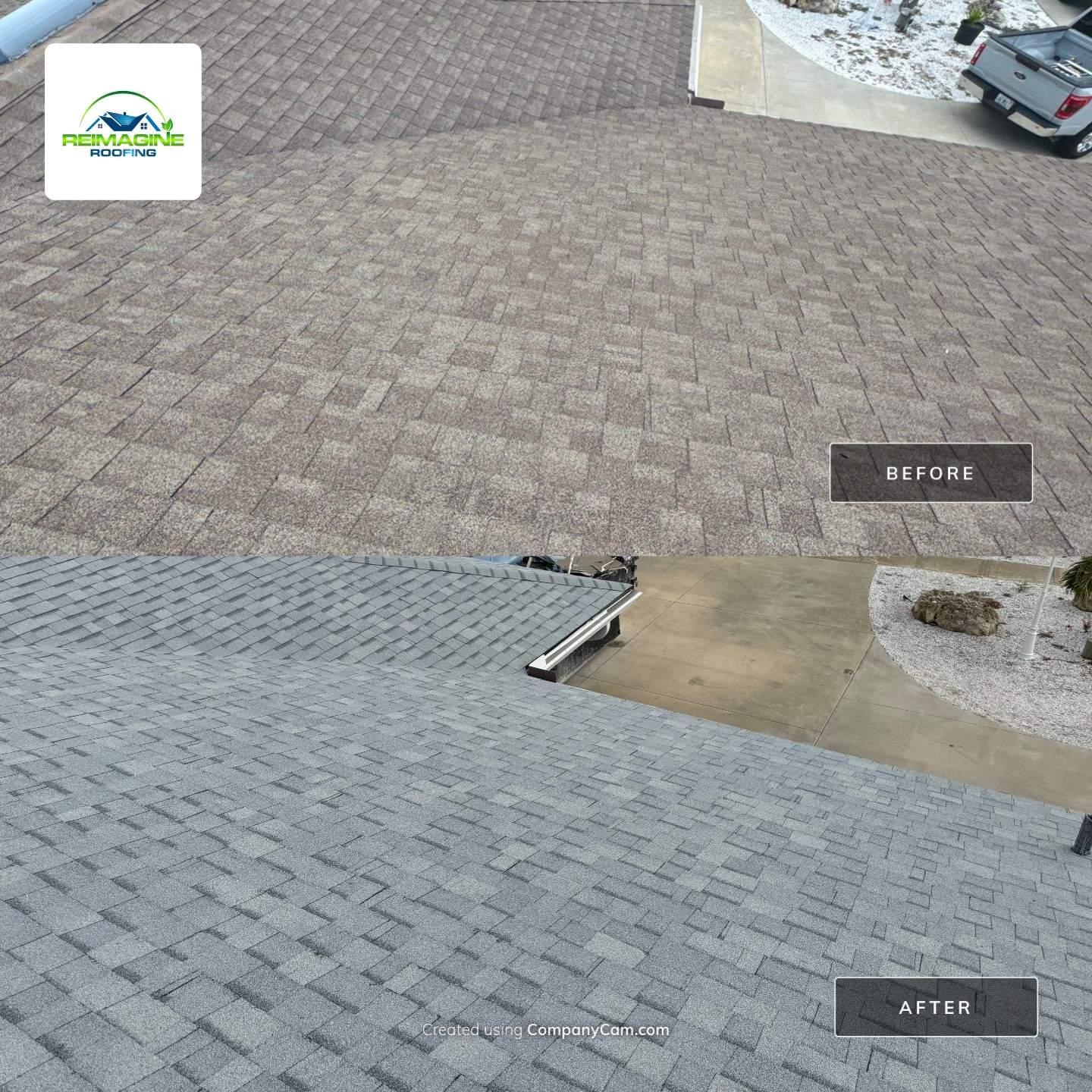 Estate Gray Shingles by Reimagine Roofing