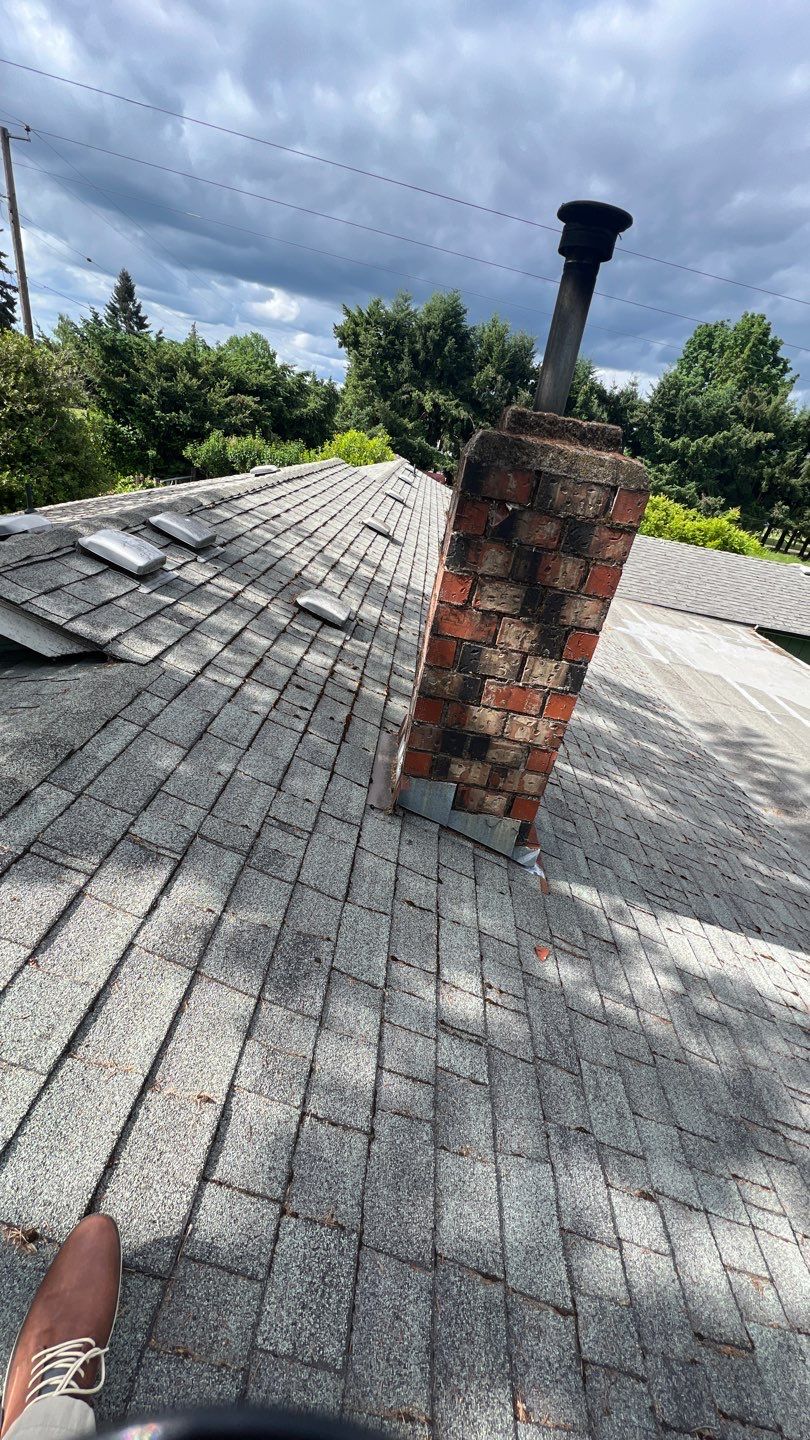 Residential Roofing Installation using IKO Dynasty (Color: Granite Black) by Orezona Building & Roofing Company, Inc.