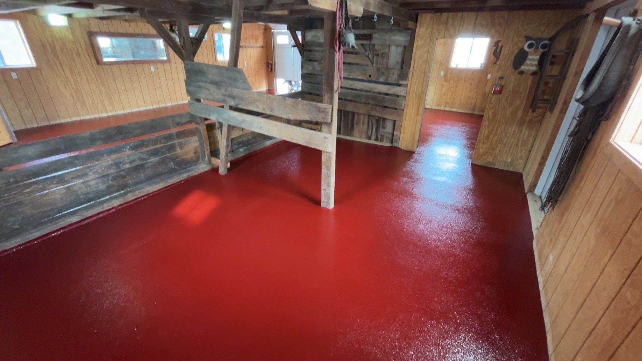 Tile Red by Granite Garage Floors