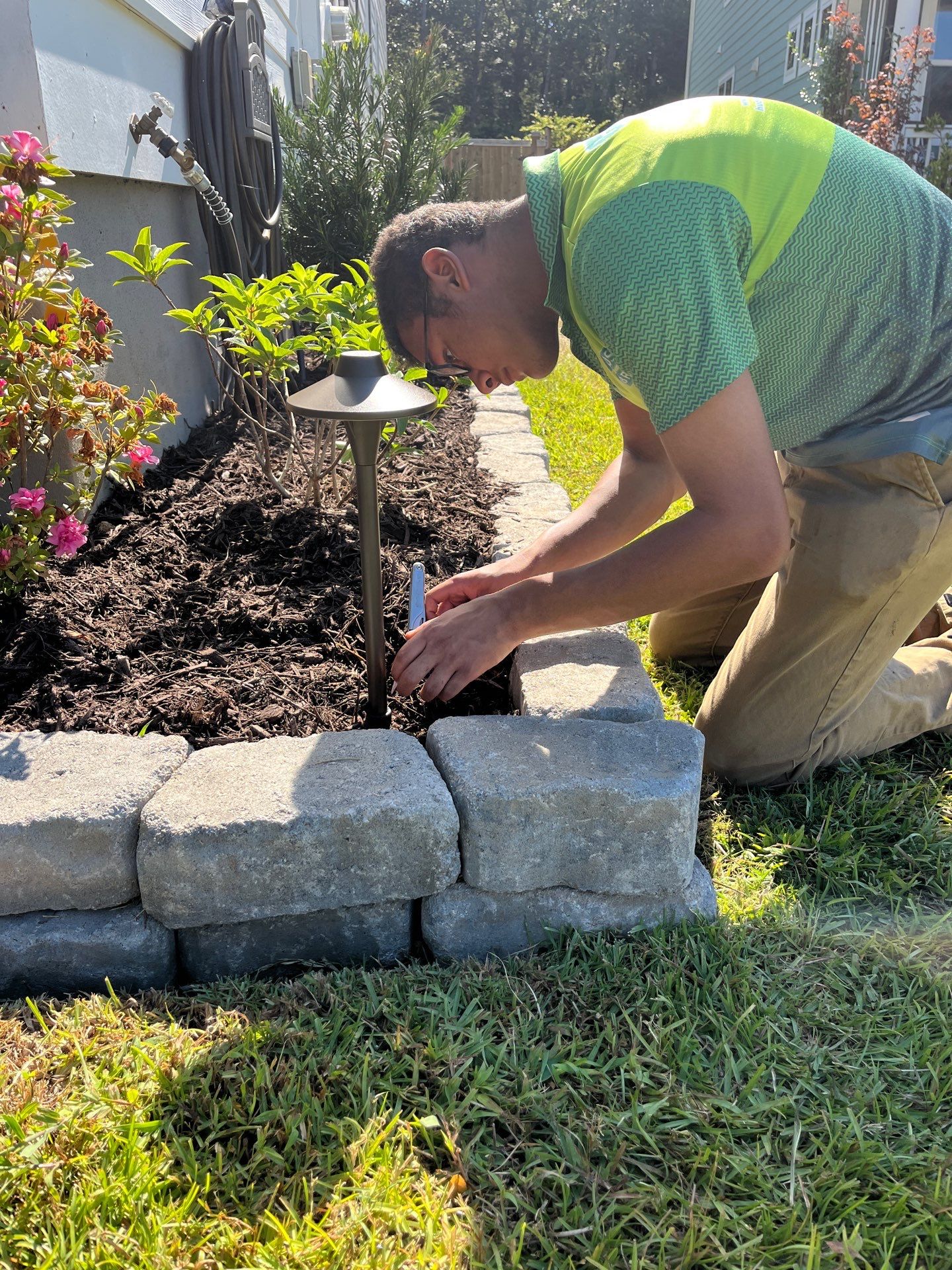 Landscape Lighting Project in Summerville by Hudson Bros Lawn Care LLC