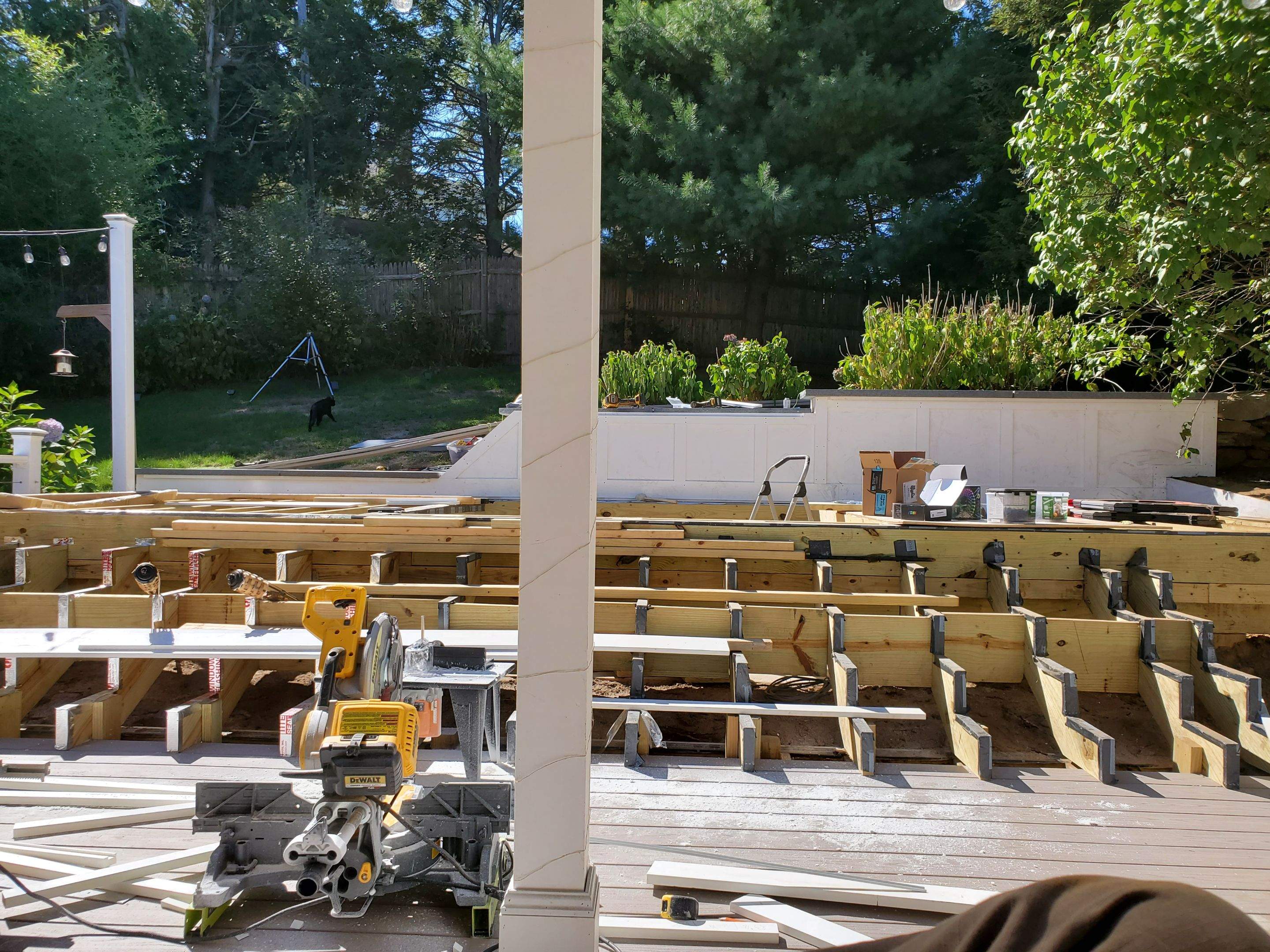 Porch/Deck Construction using AZEK by UBrothers Construction