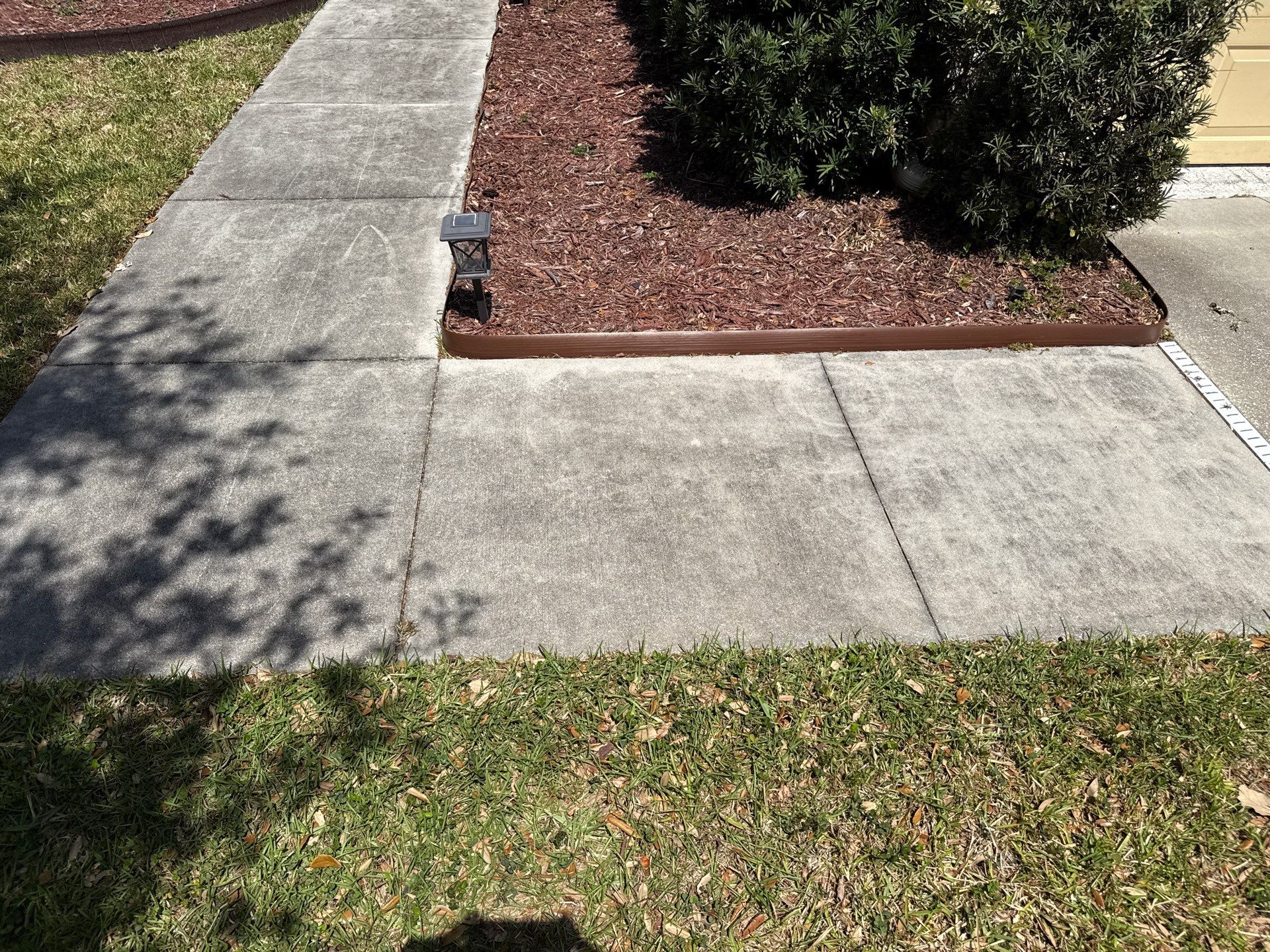Driveway & Rear Wall Soft Wash | Lexington Community | Parrish, FL | Sunshine AquaWash by Sunshine AquaWash