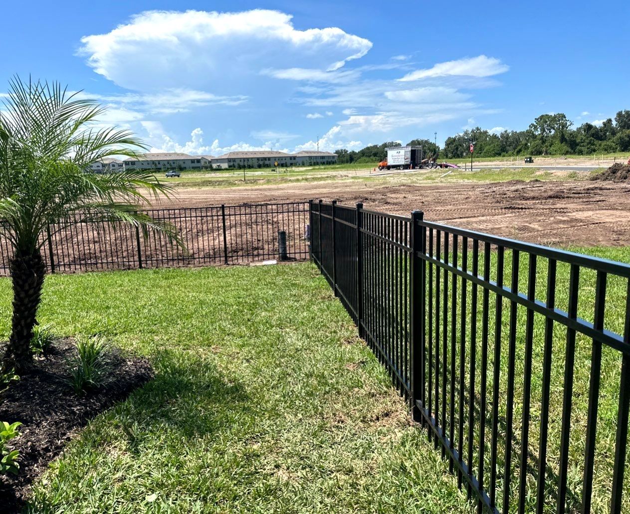 Aluminum Fence Installation using 3 Rail Aluminum Fence by Asap fence and gates, LLC