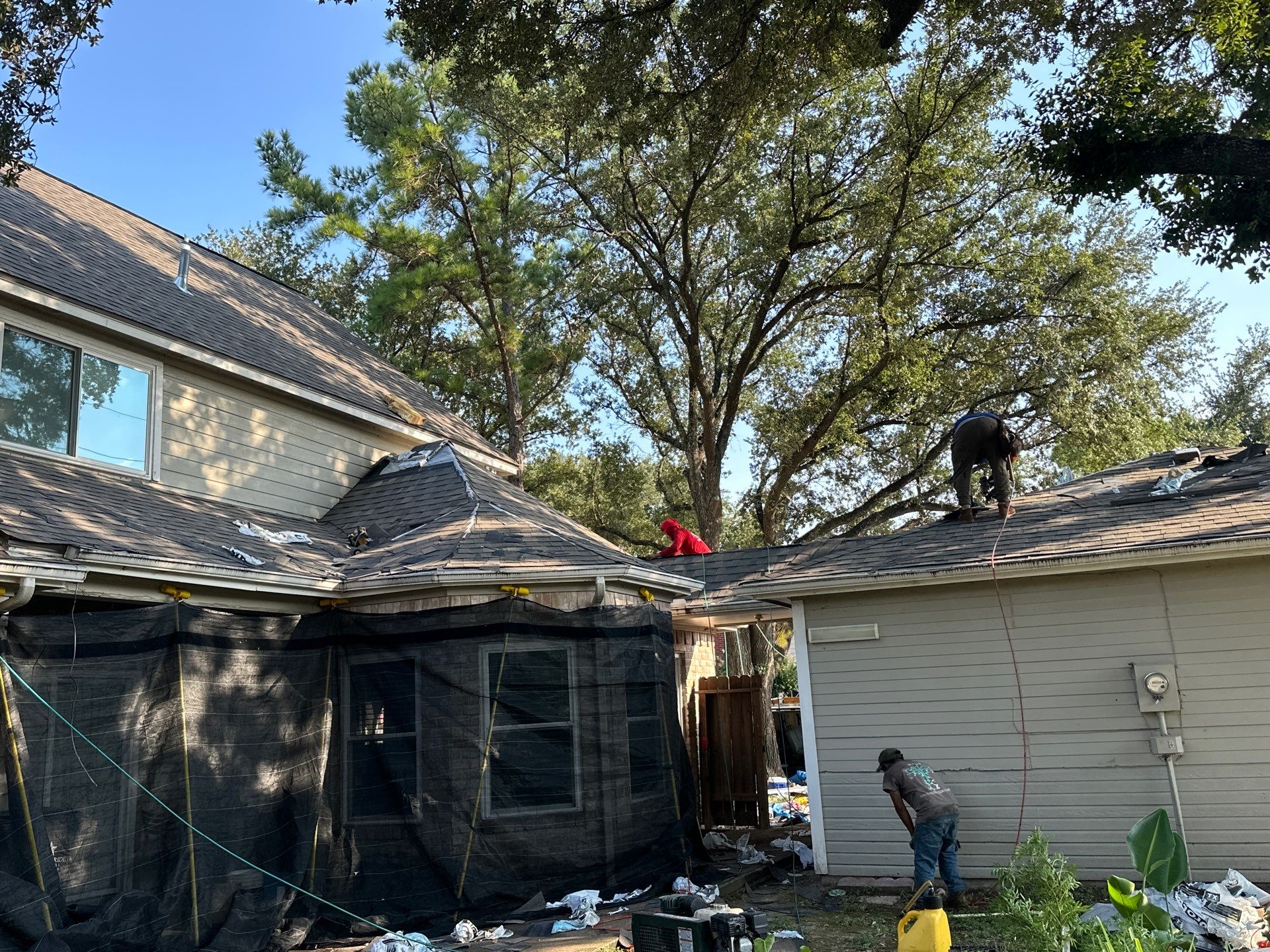 Project in Houston by Motion Roofing