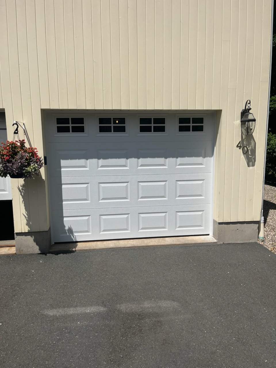 Garage Door Installation using Amarr Lincoln garage door by DiGiorgi Roofing and Siding Inc
