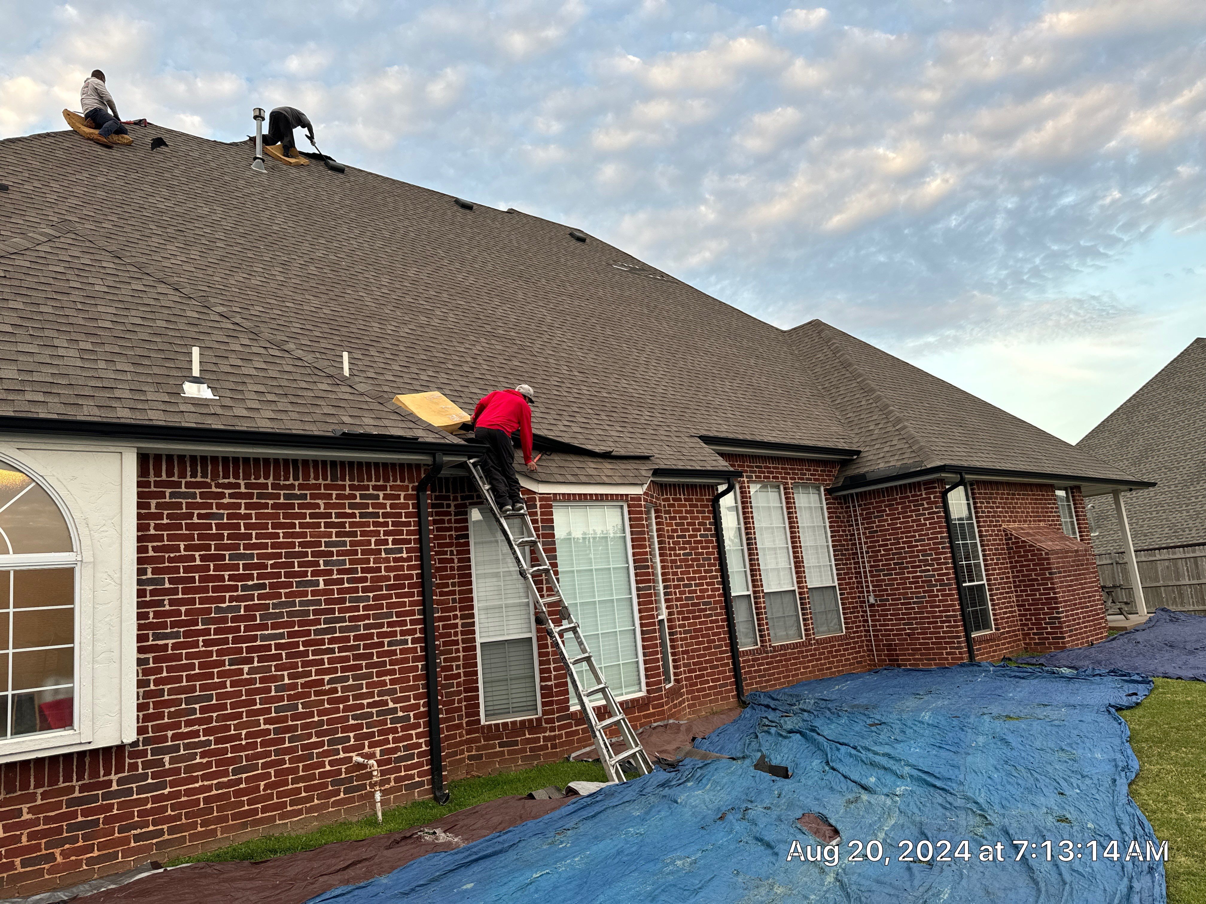 Reroof using IKO by Castillo Roofing