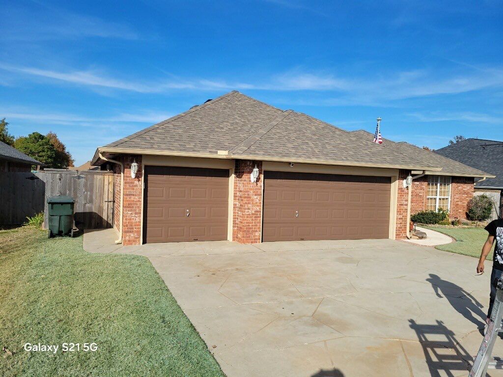 roof replacement & gutter installation in Midwest City by McCann's Roofing and Construction