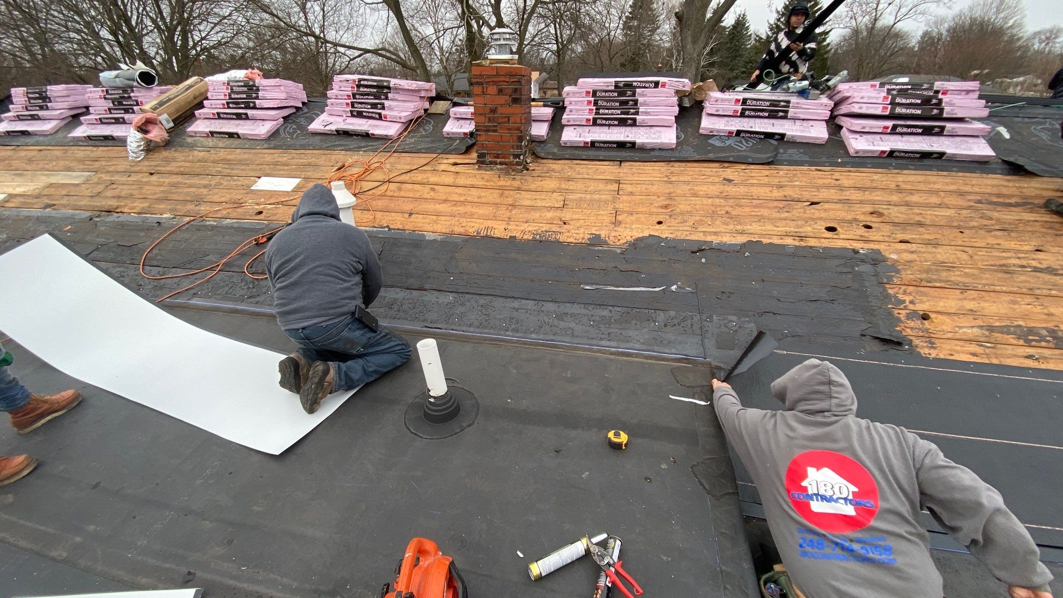 Roof Replacement using Owens Corning by 180 Contractors