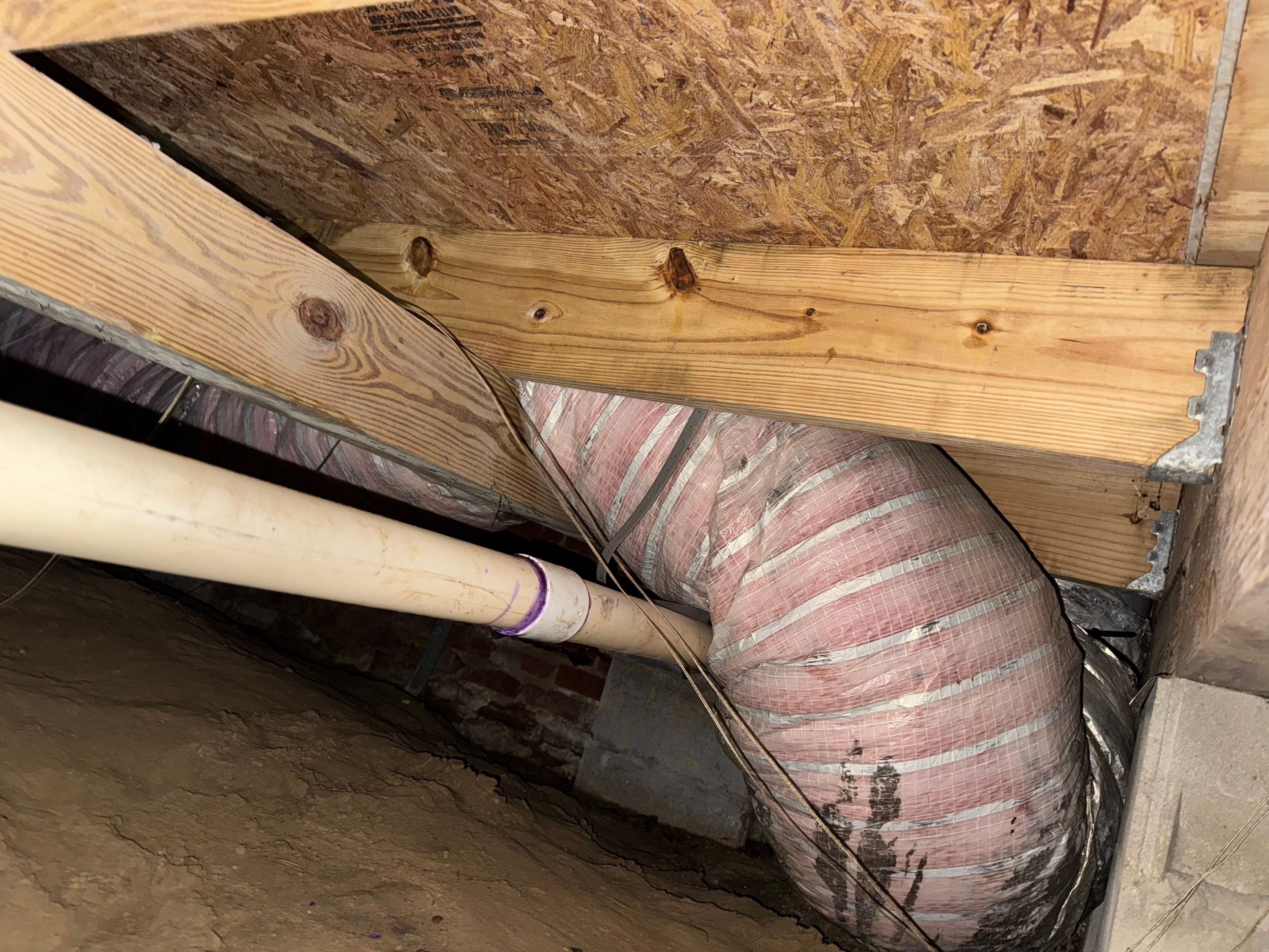 Project in Chesapeake by Patriot Crawl Space Repairs