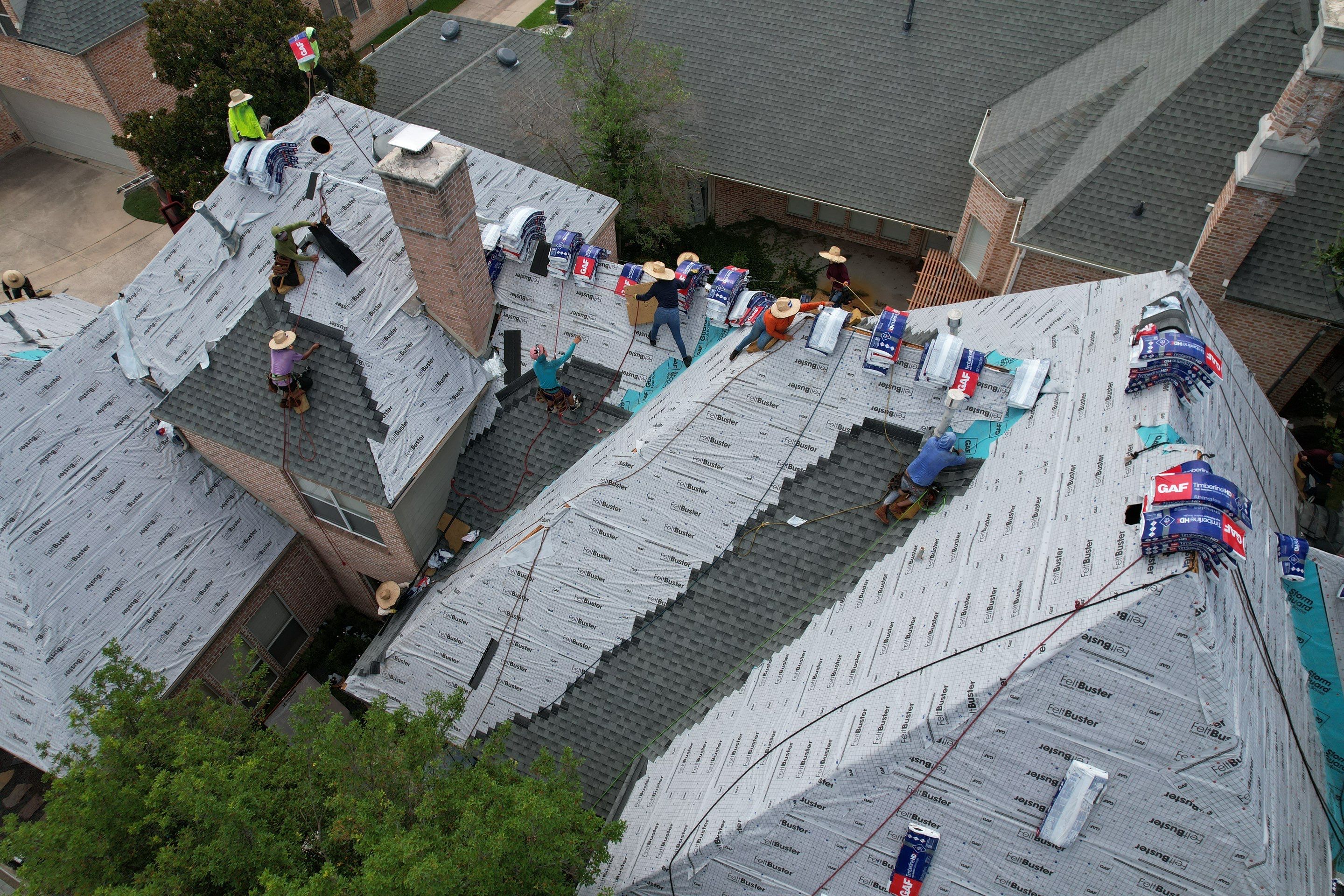 Project in Dallas by Zeus Exteriors