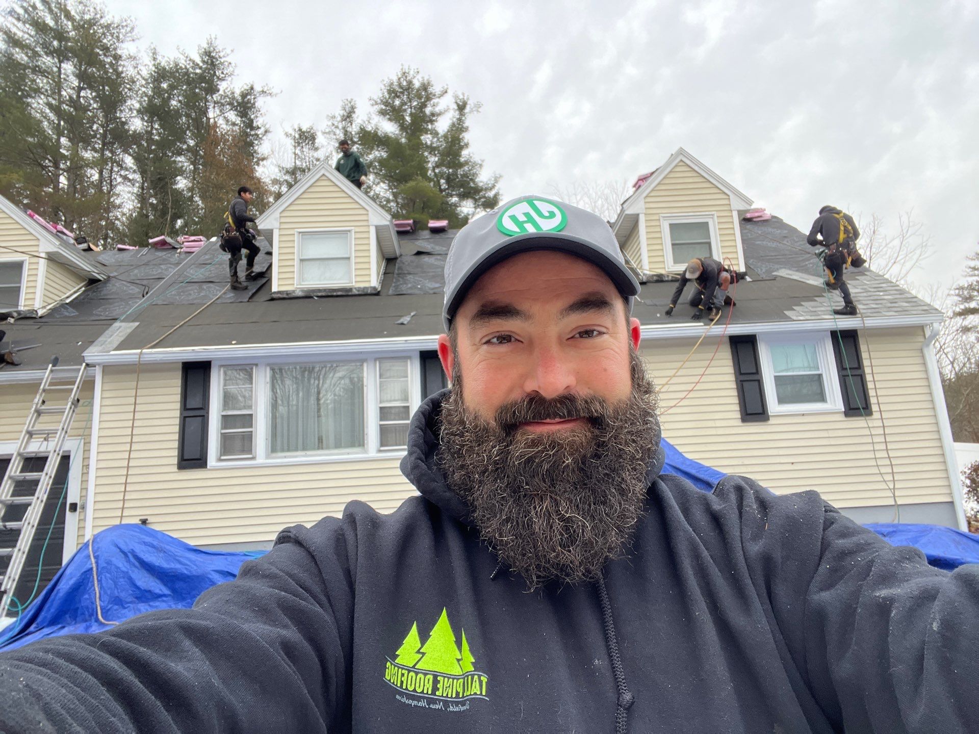 New Roof in Exeter New Hampshire by Tall pine roofing