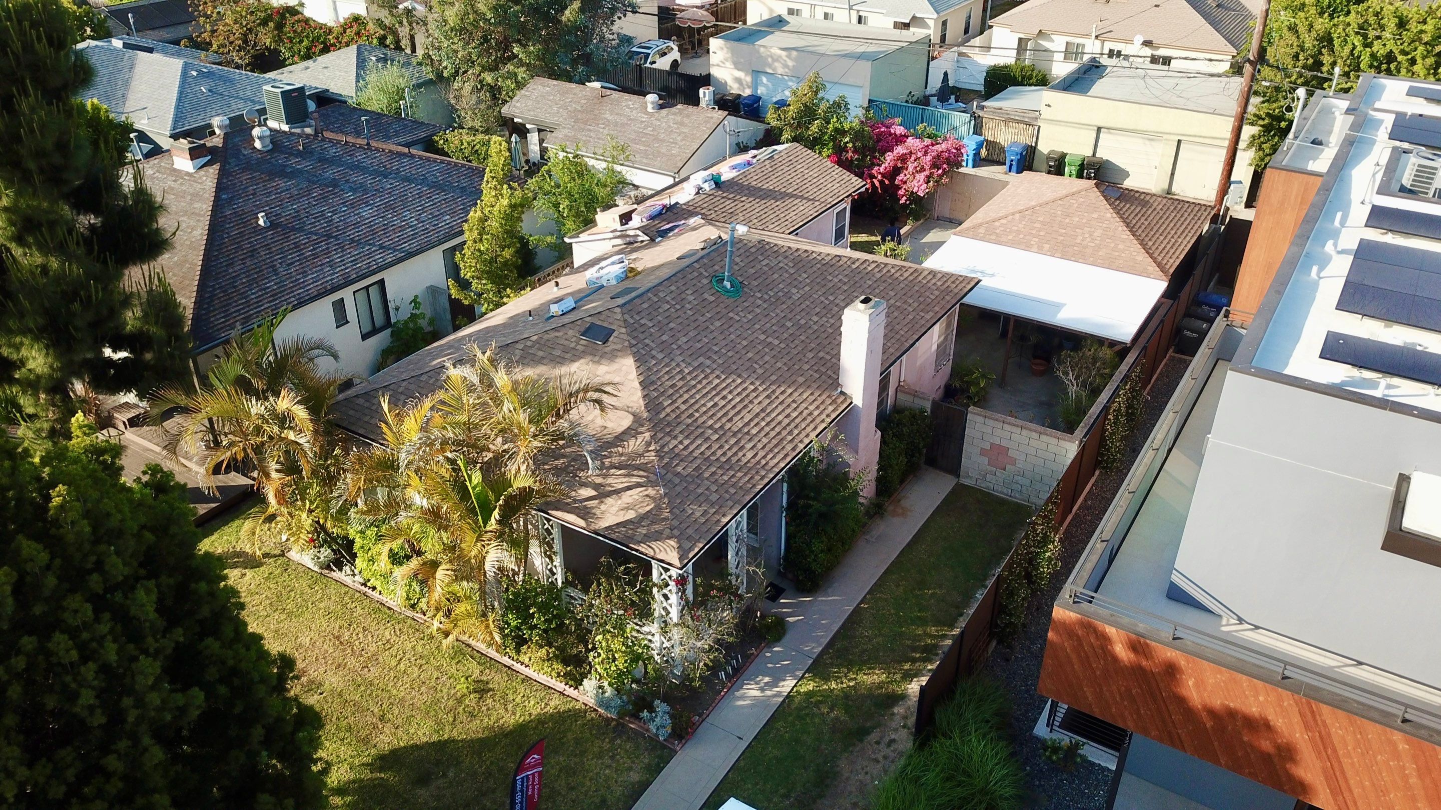 Residential Reroof in Los Angeles by Hull Brothers Roofing