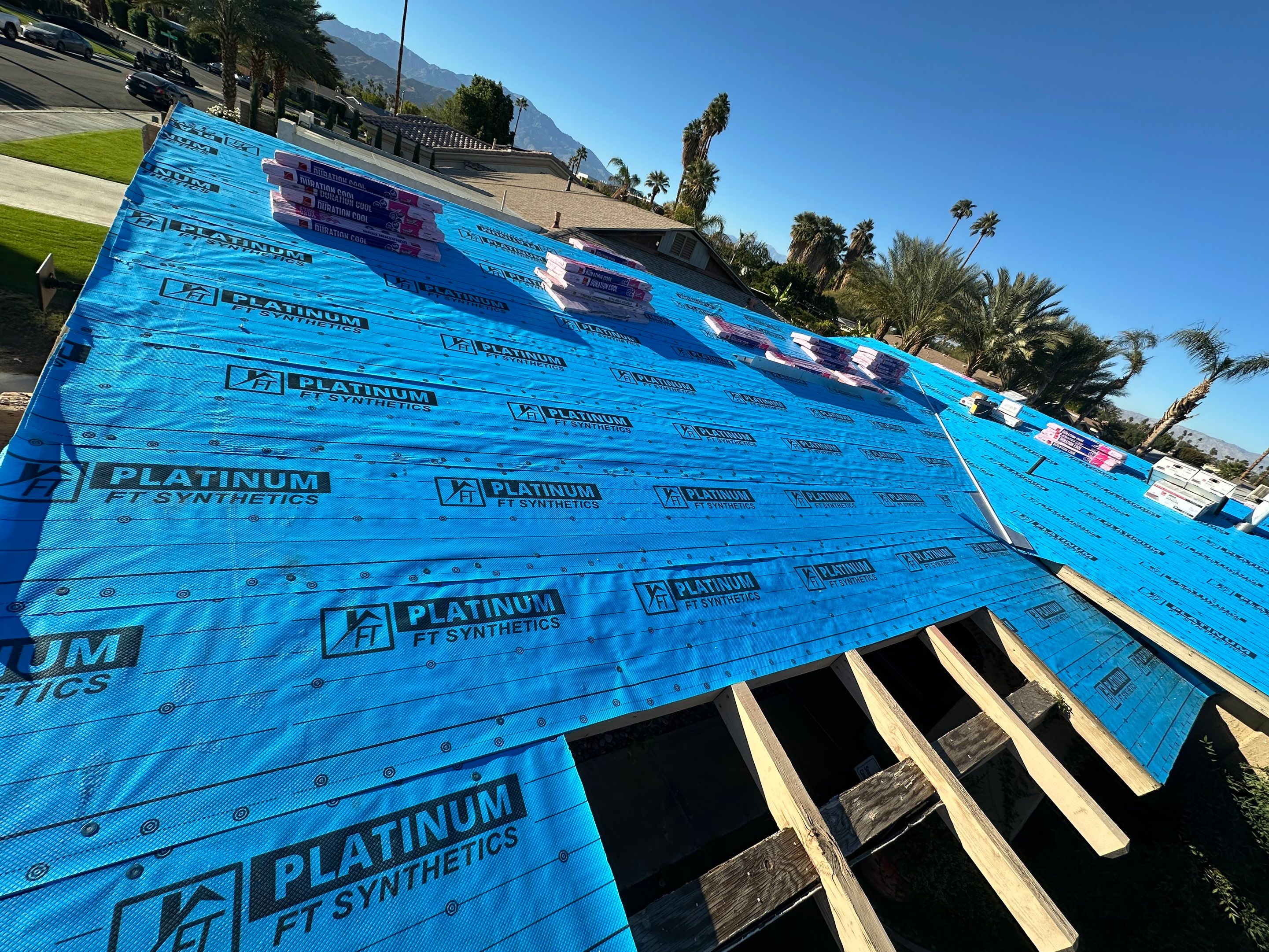 Project in Palm Desert by Desert Roof Concepts