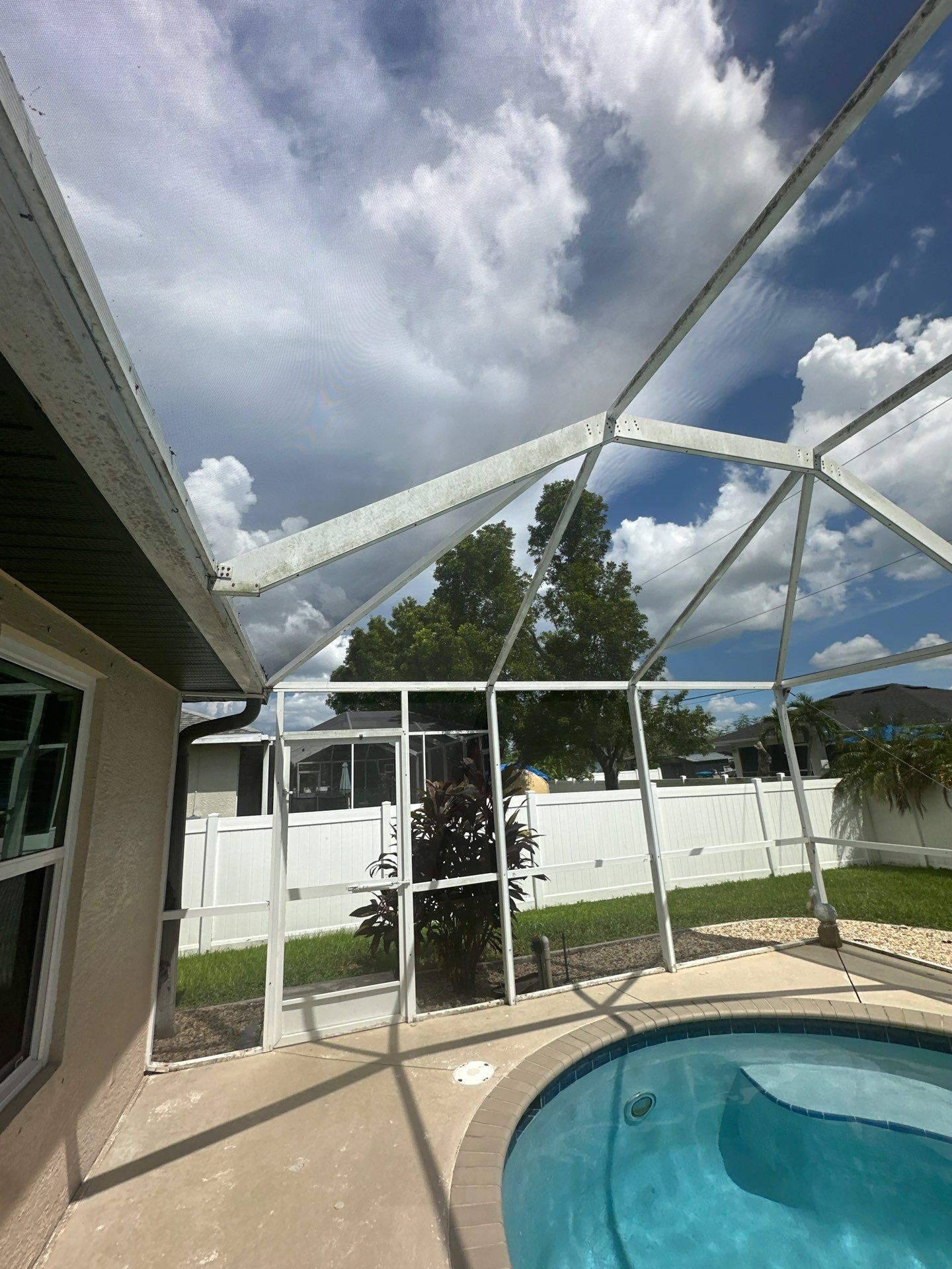 Pool Cage Rebuild  by CompanyCam
