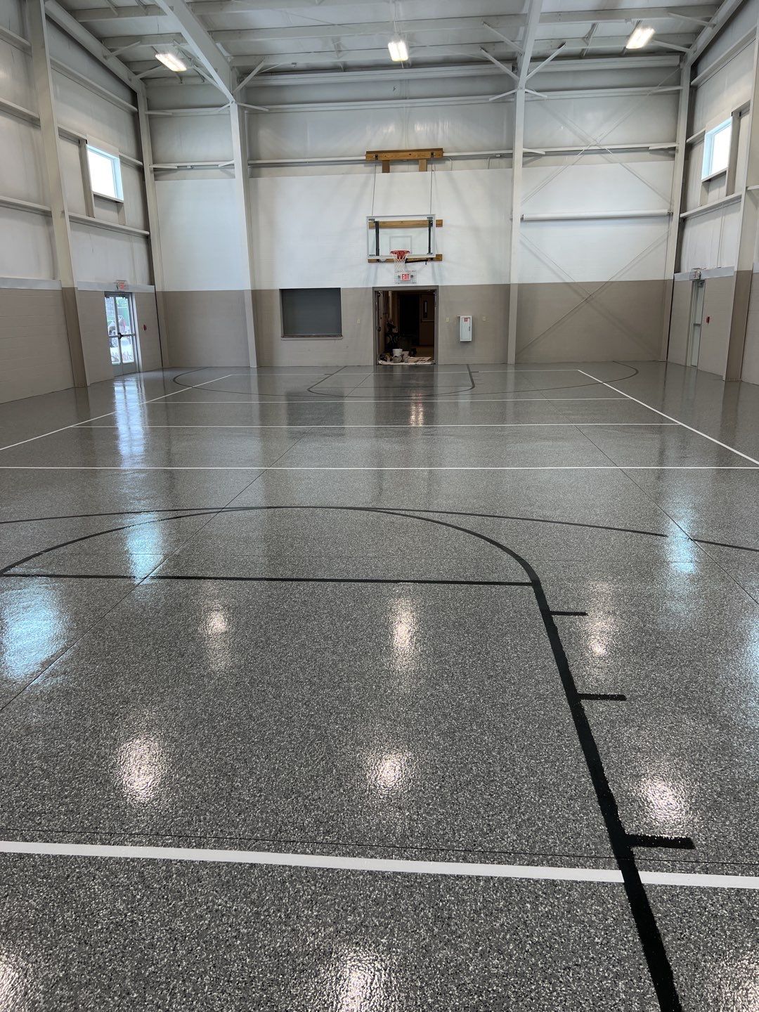 Commerical  using Smoke  by Fantastic Floors by Miller Custom Exteriors 