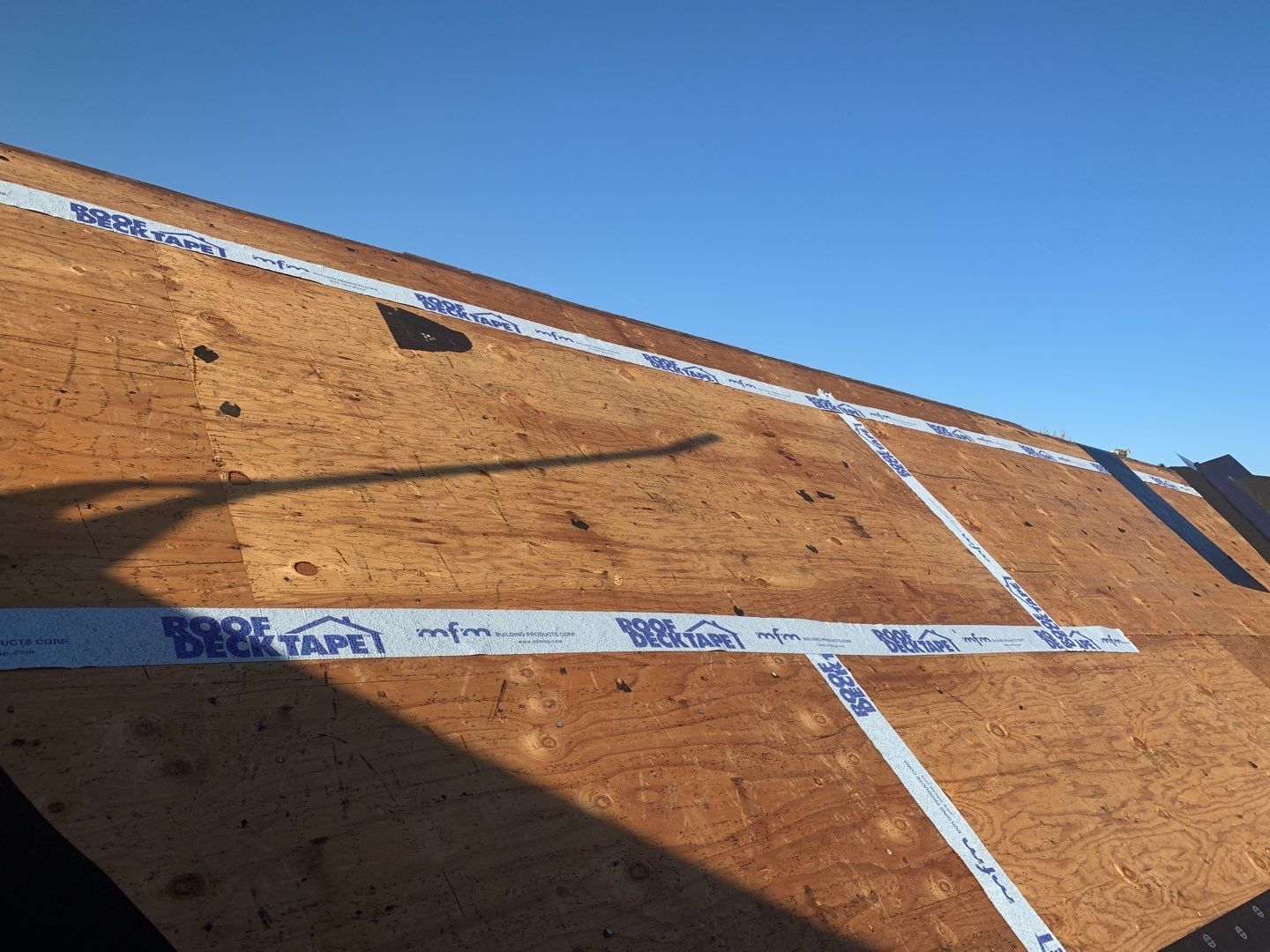 Commercial Roofing Installation using Owens Corning TruDefinition driftwood by A Plus Exterior