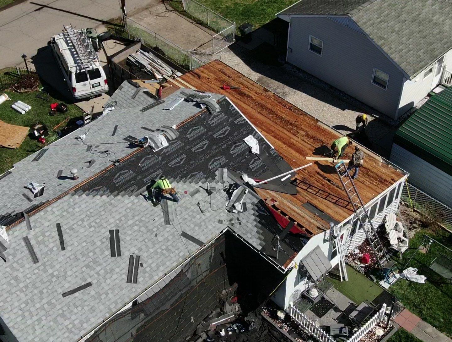 Residential Roofing Installation using Performance Shingles by Mr. Roofer