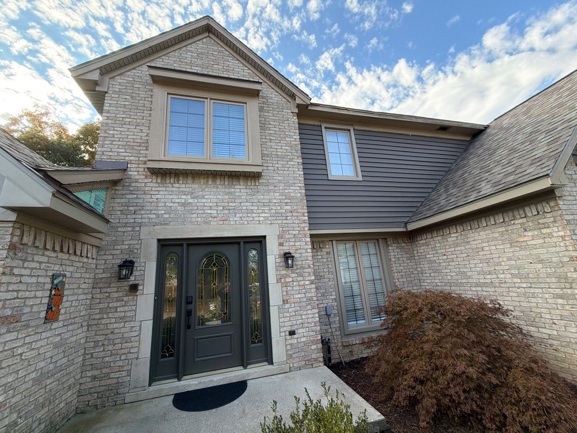 Siding Replacement using Alside D5" Flagship Brown by 180 Contractors