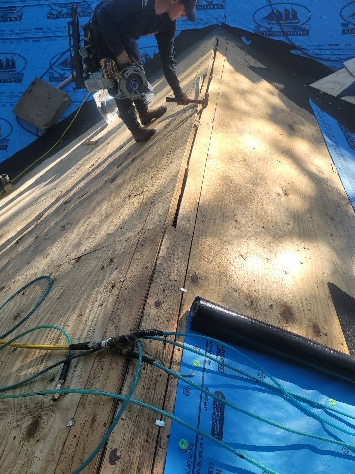 Residential Roofing Installation using Roof Replacement by American Roofing & Construction LLC