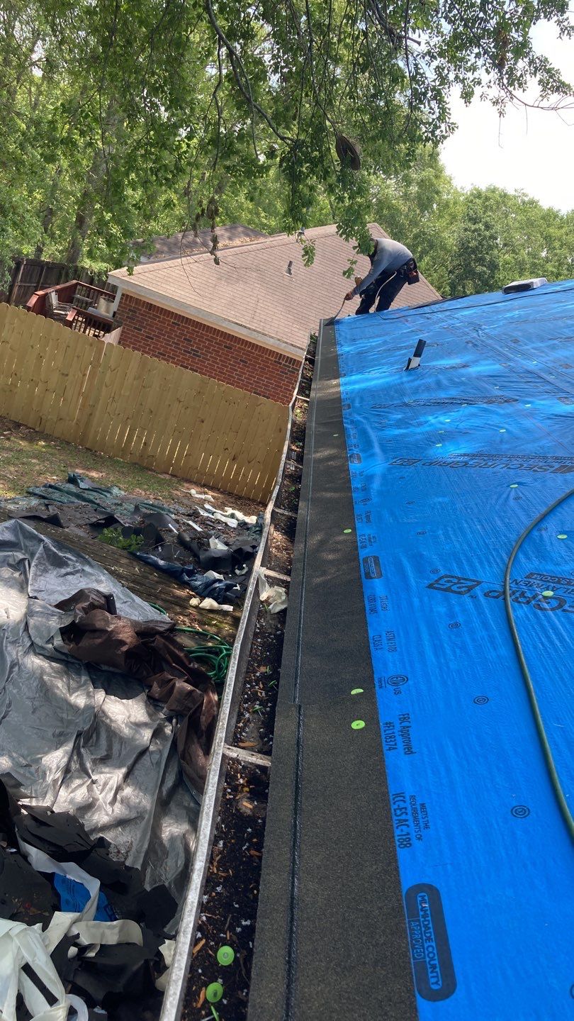 Residential Roofing Installation using Roof Replacement by American Roofing & Construction LLC