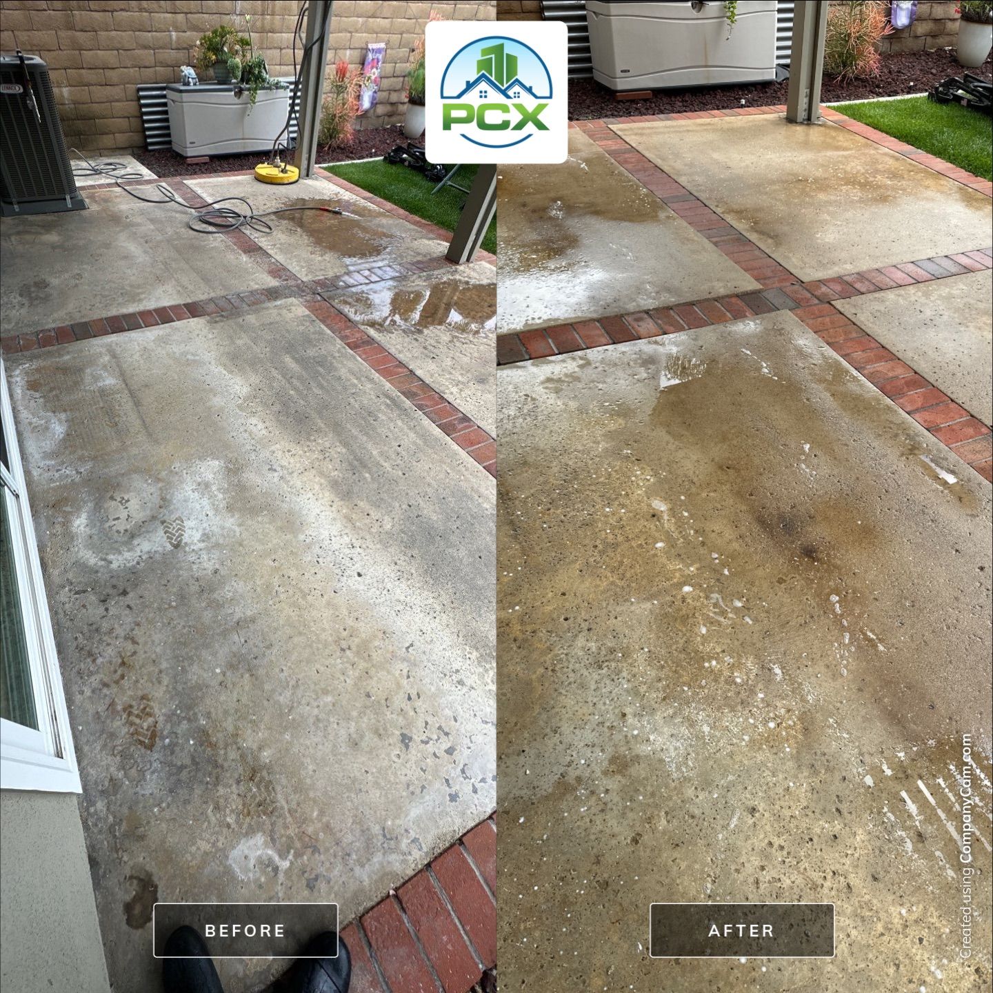 Patio, Walkway, and Brick Wall Pressure Washing in Lake Forest by Property Cleaning Experts