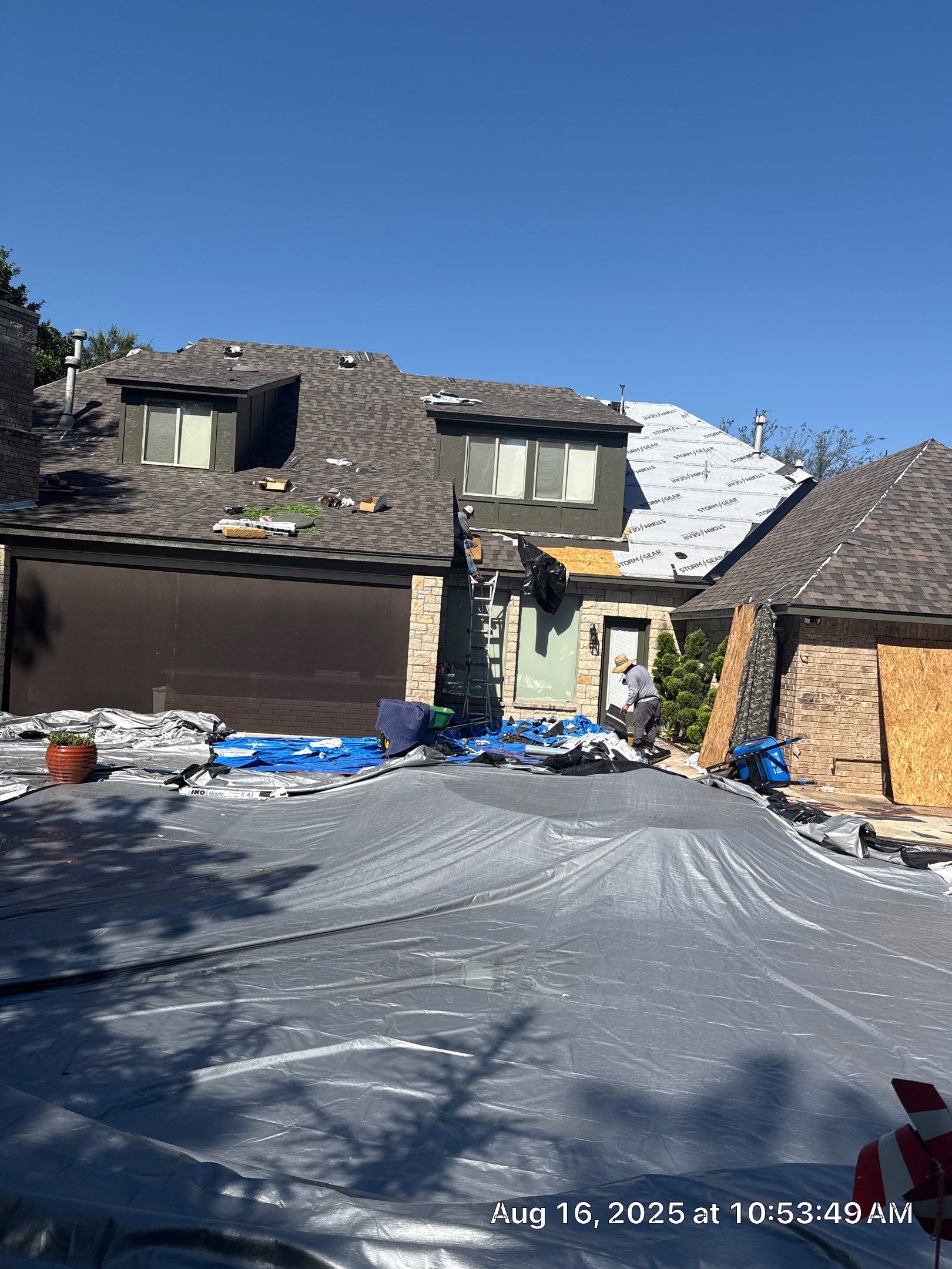 Residential Roofing Installation using IKO by Castillo Roofing