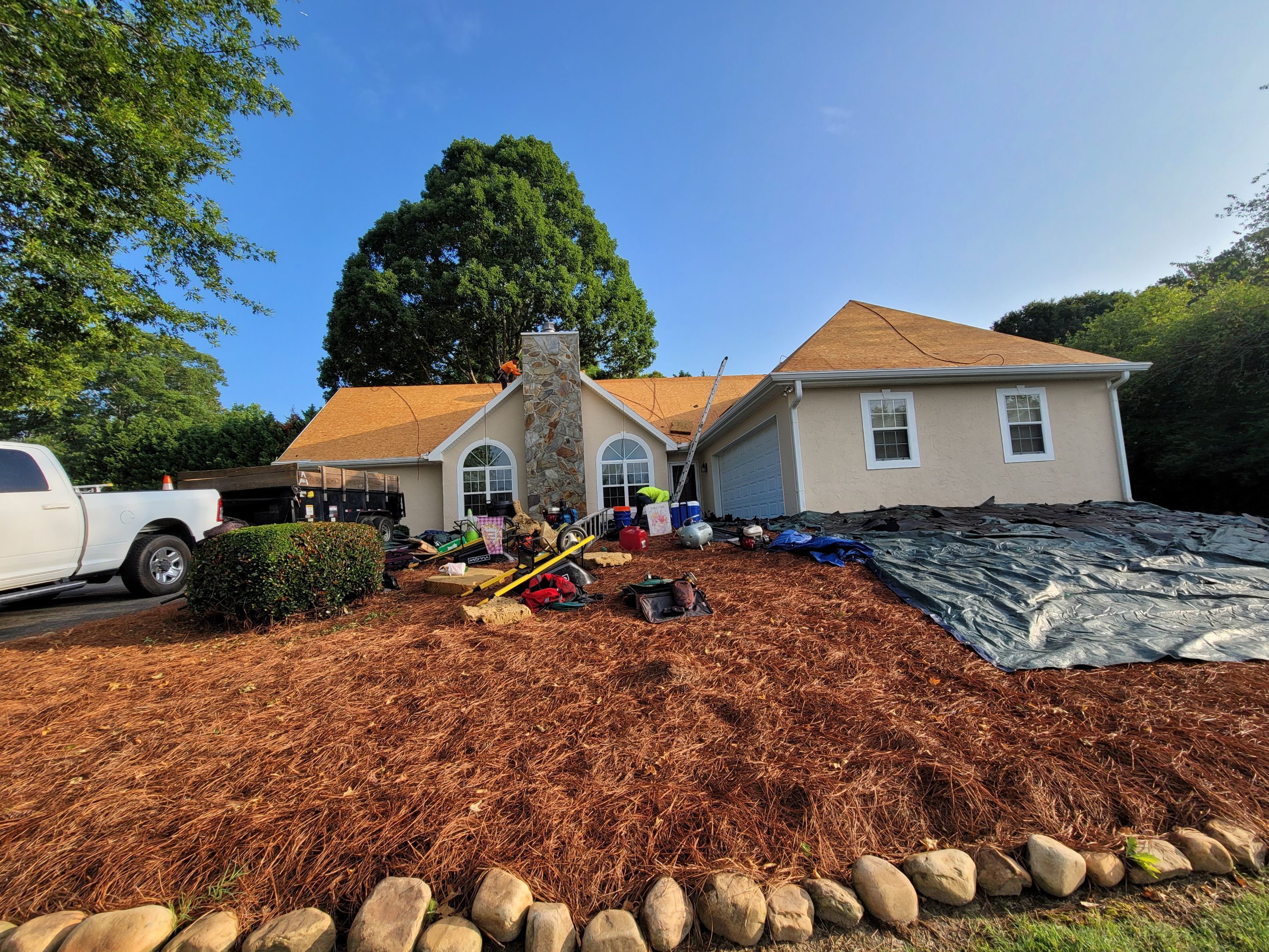 Residential Roofing Installation using Owens Corning by Inspector Roofing and Restoration