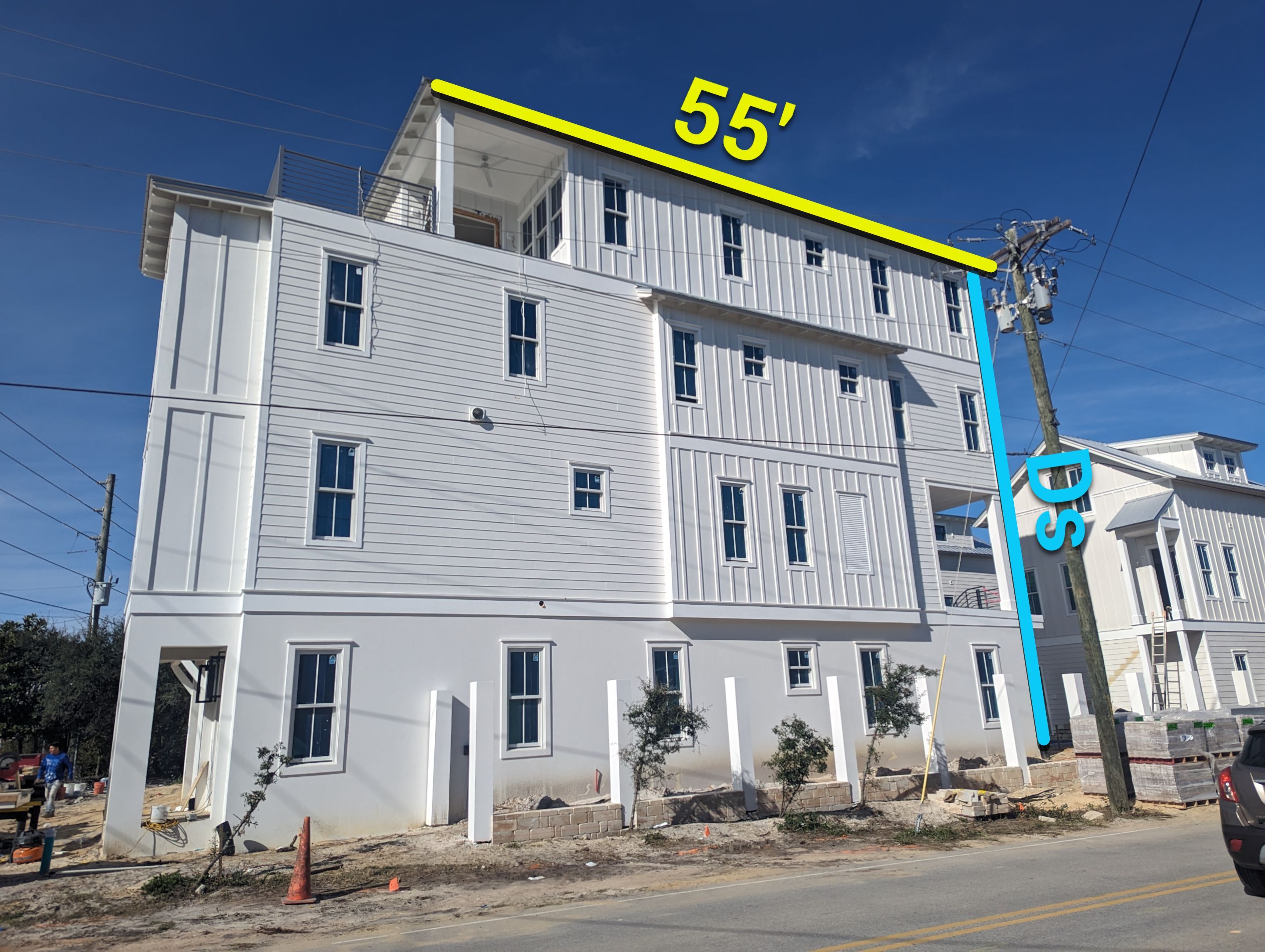 Half-Round Gutters in Galvalume Color in Santa Rosa Beach FL by Gutter Professors