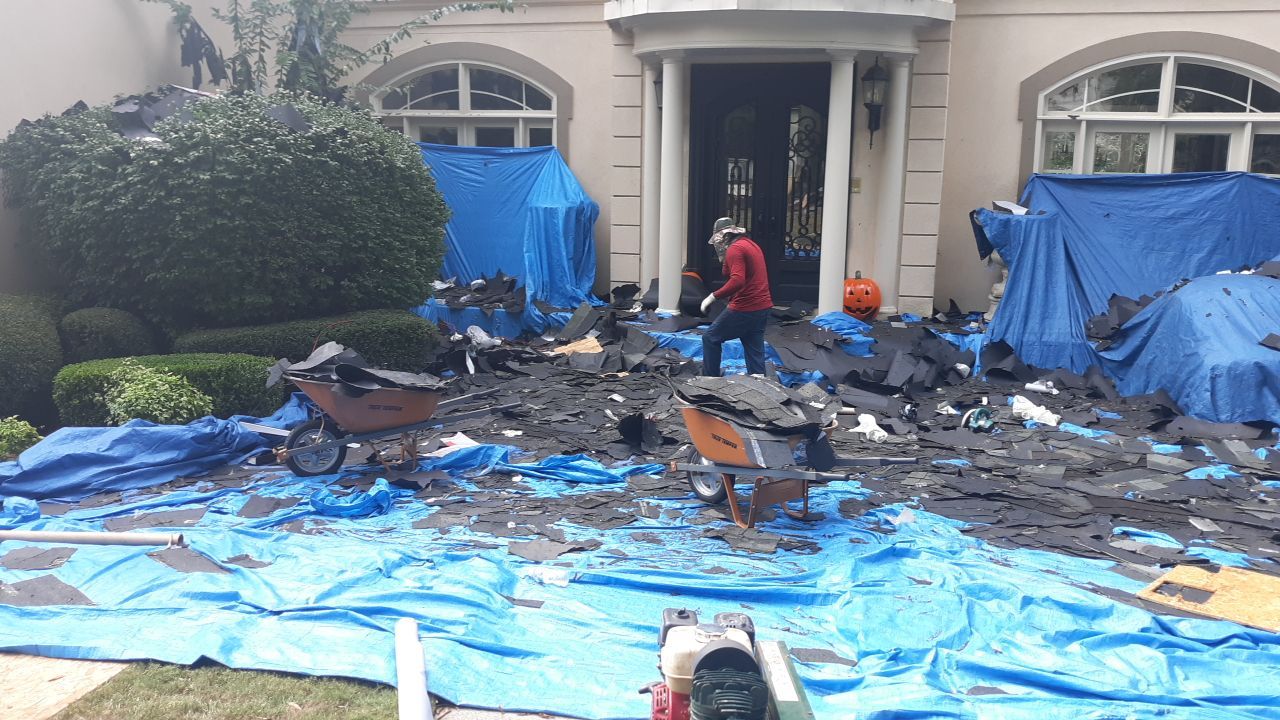 Residential Roofing Installation using GAF by Georgia Roof Advisors