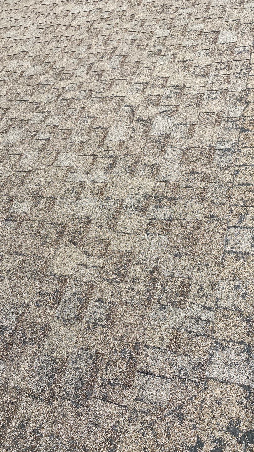 Re-Roof Due to Hail Storm  by Black Belt Roofing 