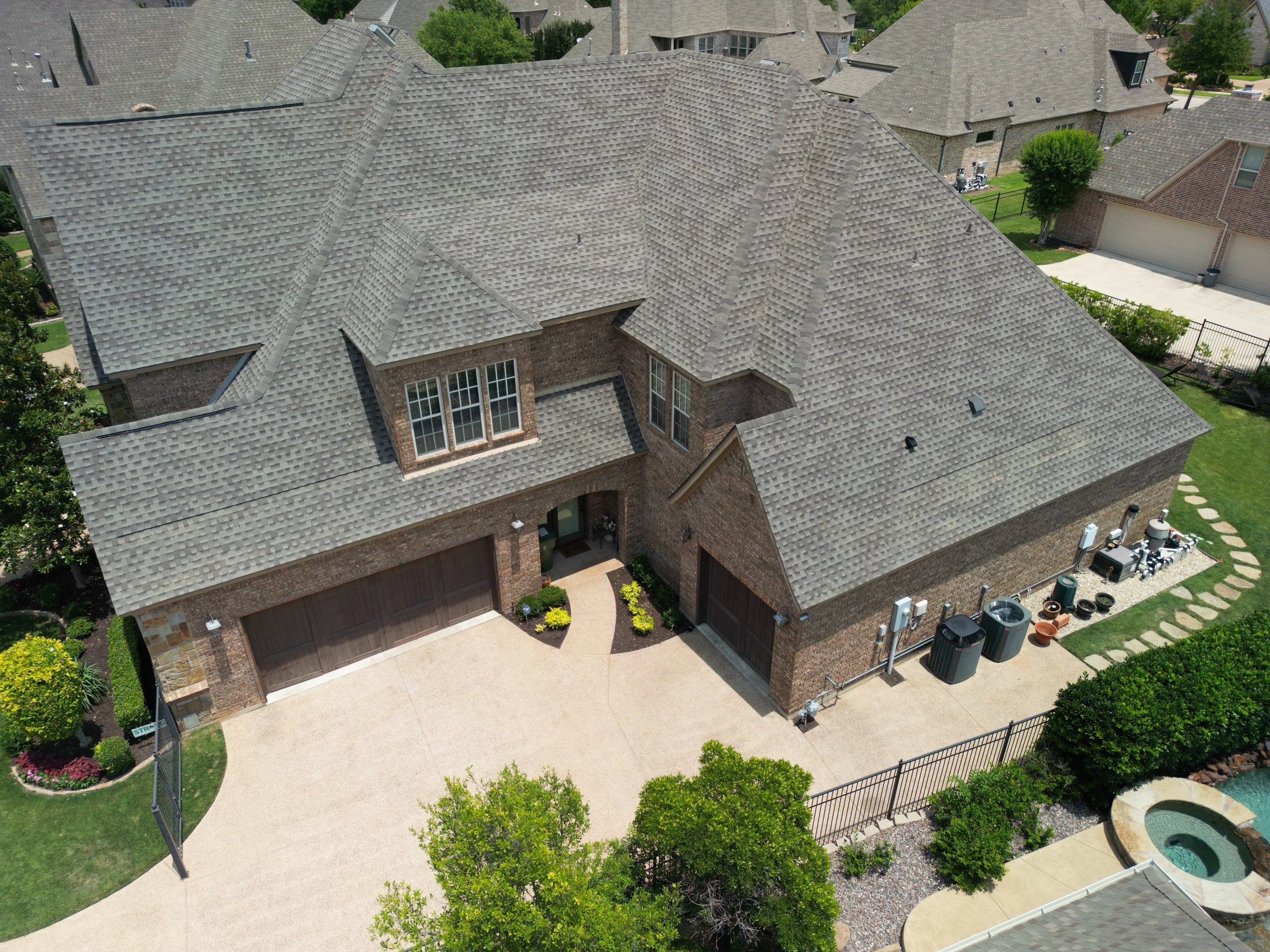 Beautiful Estate Remodel - Roof, Copper Gutters, Exterior Stain, Siding Replacement by First United Roofing & Construction