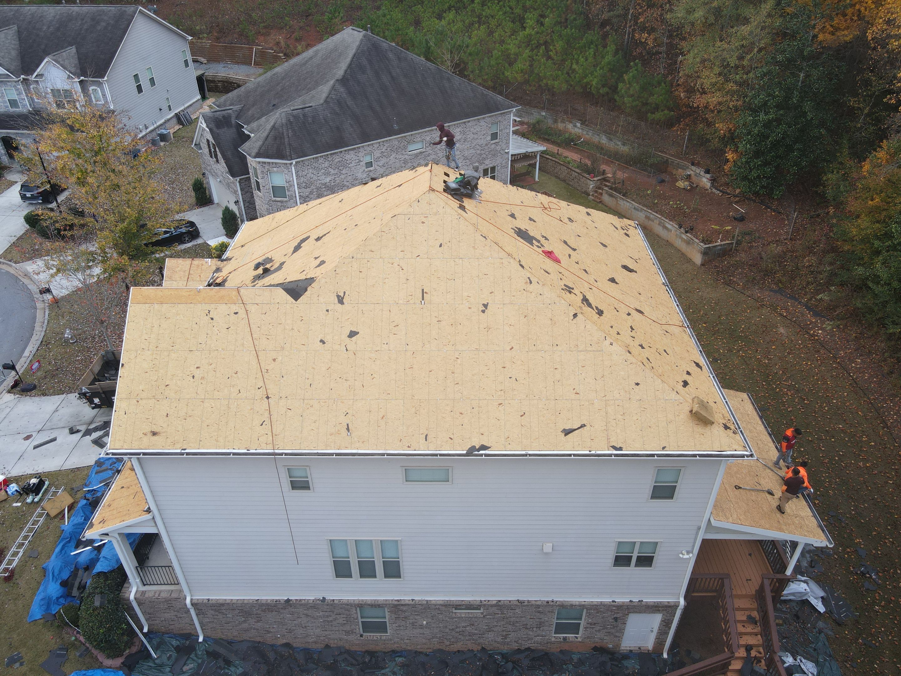 Residential Roofing Installation using Owens Corning by Inspector Roofing and Restoration