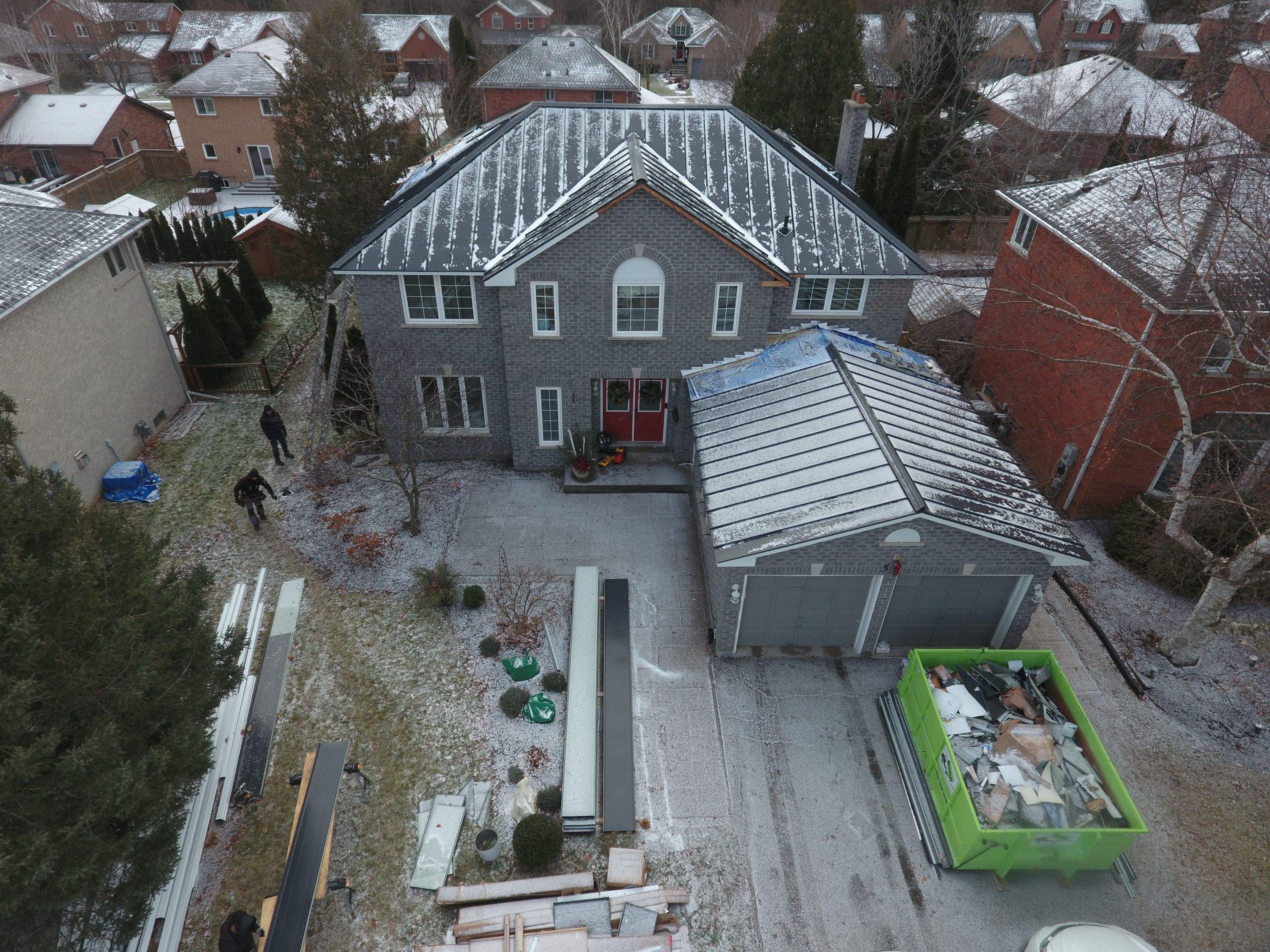 Roof Replacement using 16" Standing Seam Panels by Jay Carter Roofing & Sheet Metal