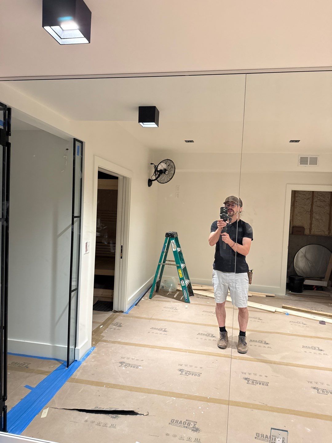 Basement Finishing Project with Home Gym and Sauna in Prospect by Authentic Carpentry