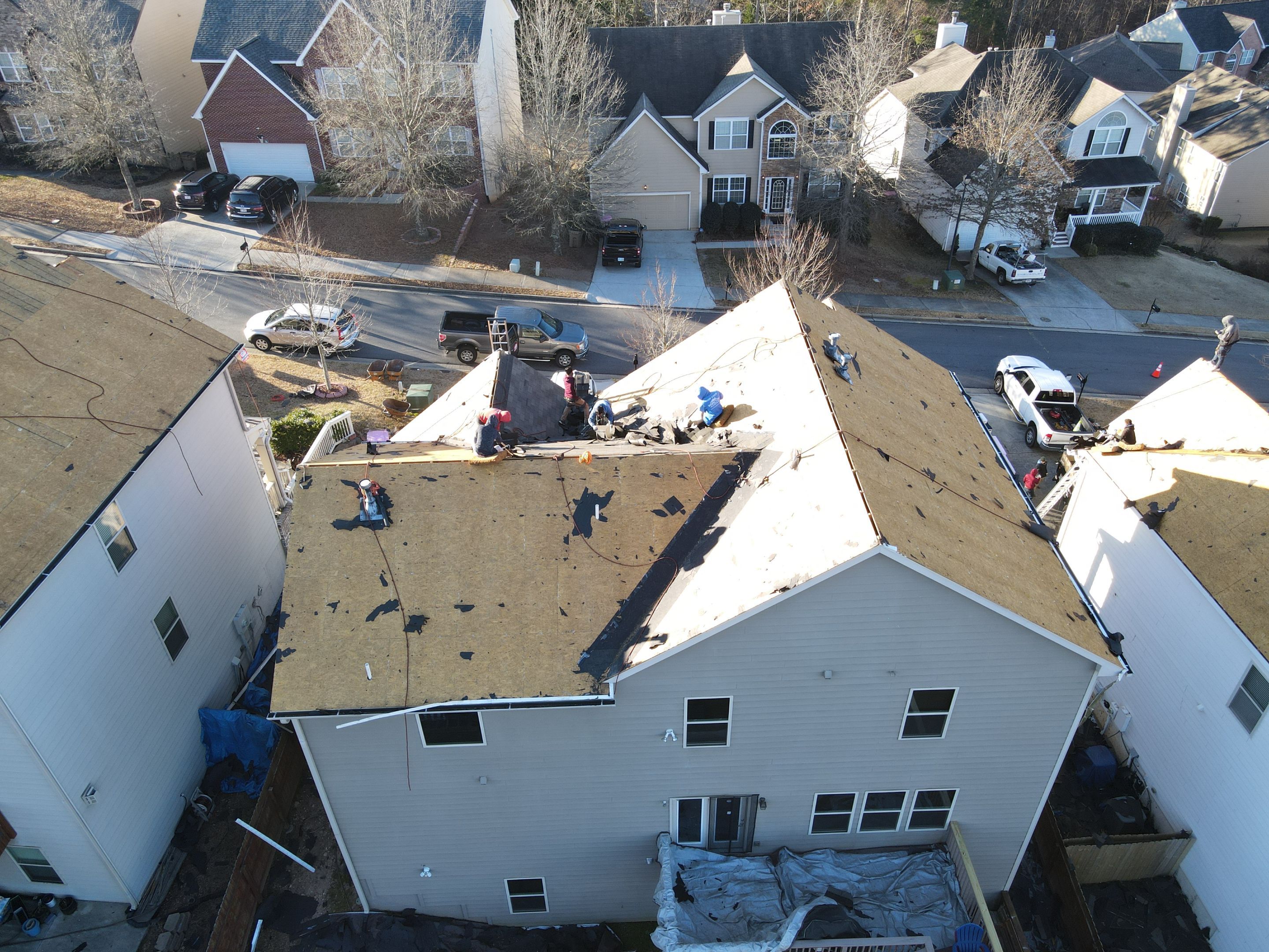 Residential Roofing Installation using Owens Corning by Inspector Roofing and Restoration